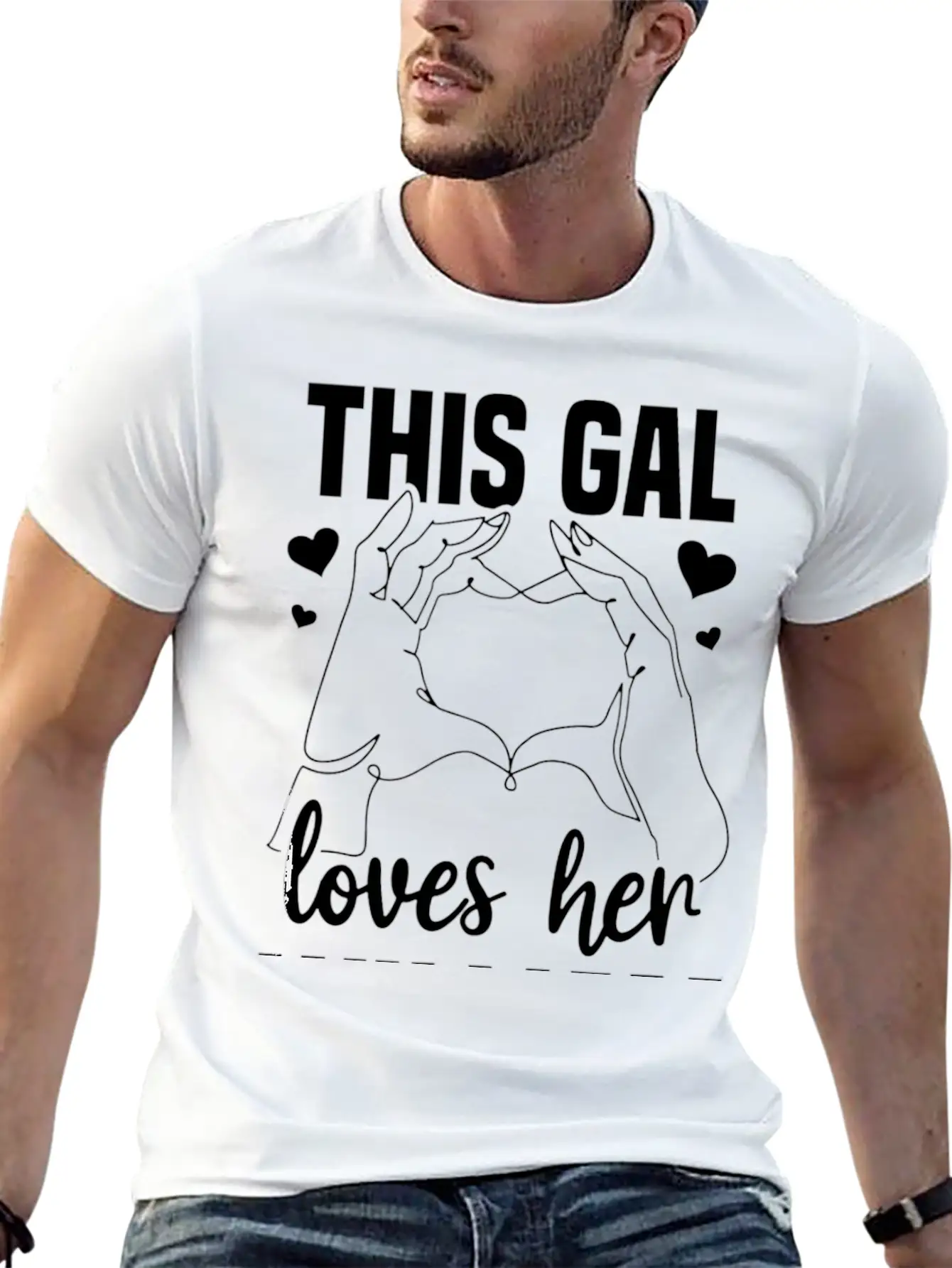 This Gal Loves Her William Clothing For Women Vale Basic Graphic T-Shirt – Daily Comfort In Soft Cotton