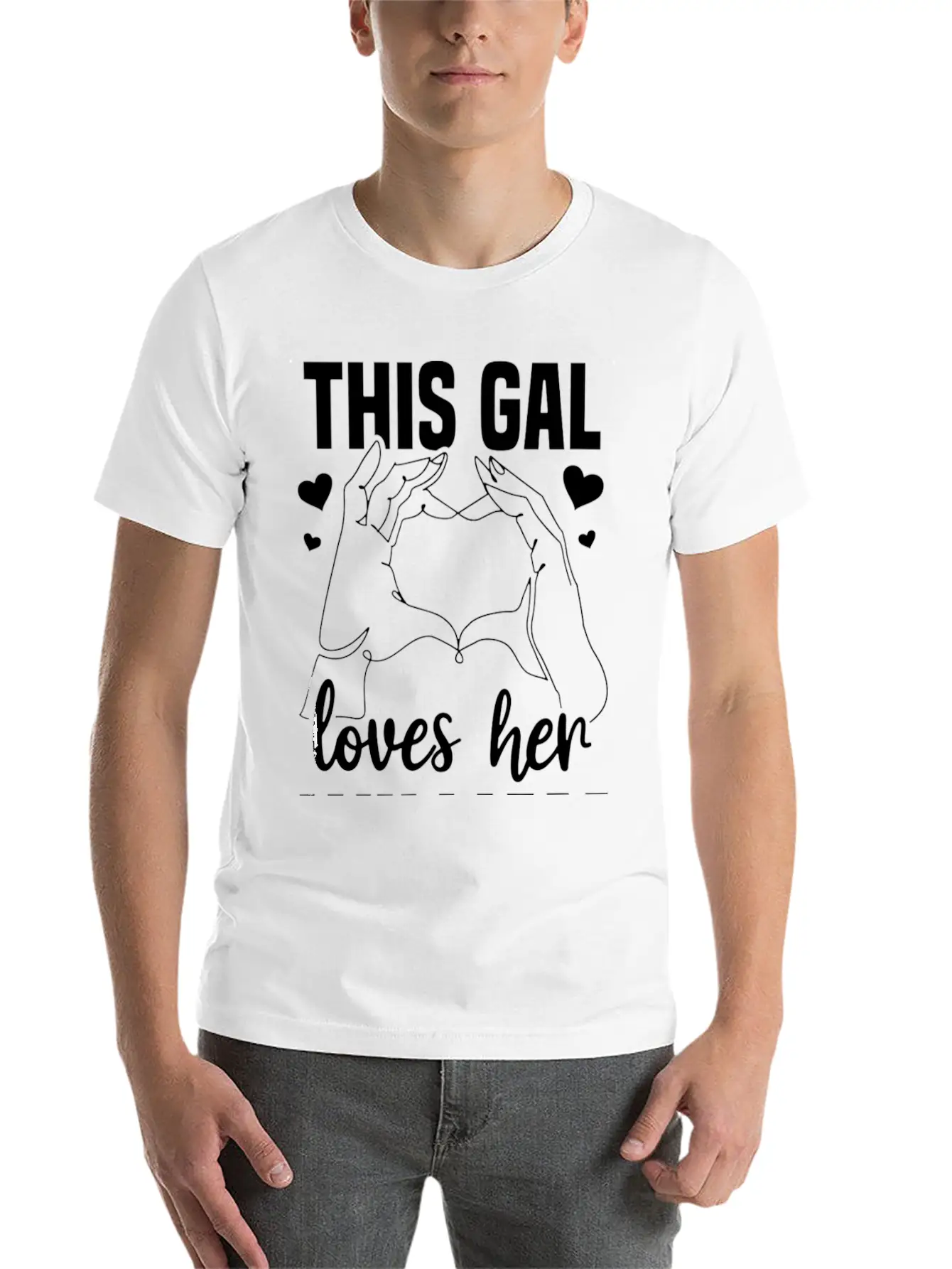 This Gal Loves Her William Clothing For Women Vale Basic Graphic T-Shirt – Daily Comfort In Soft Cotton