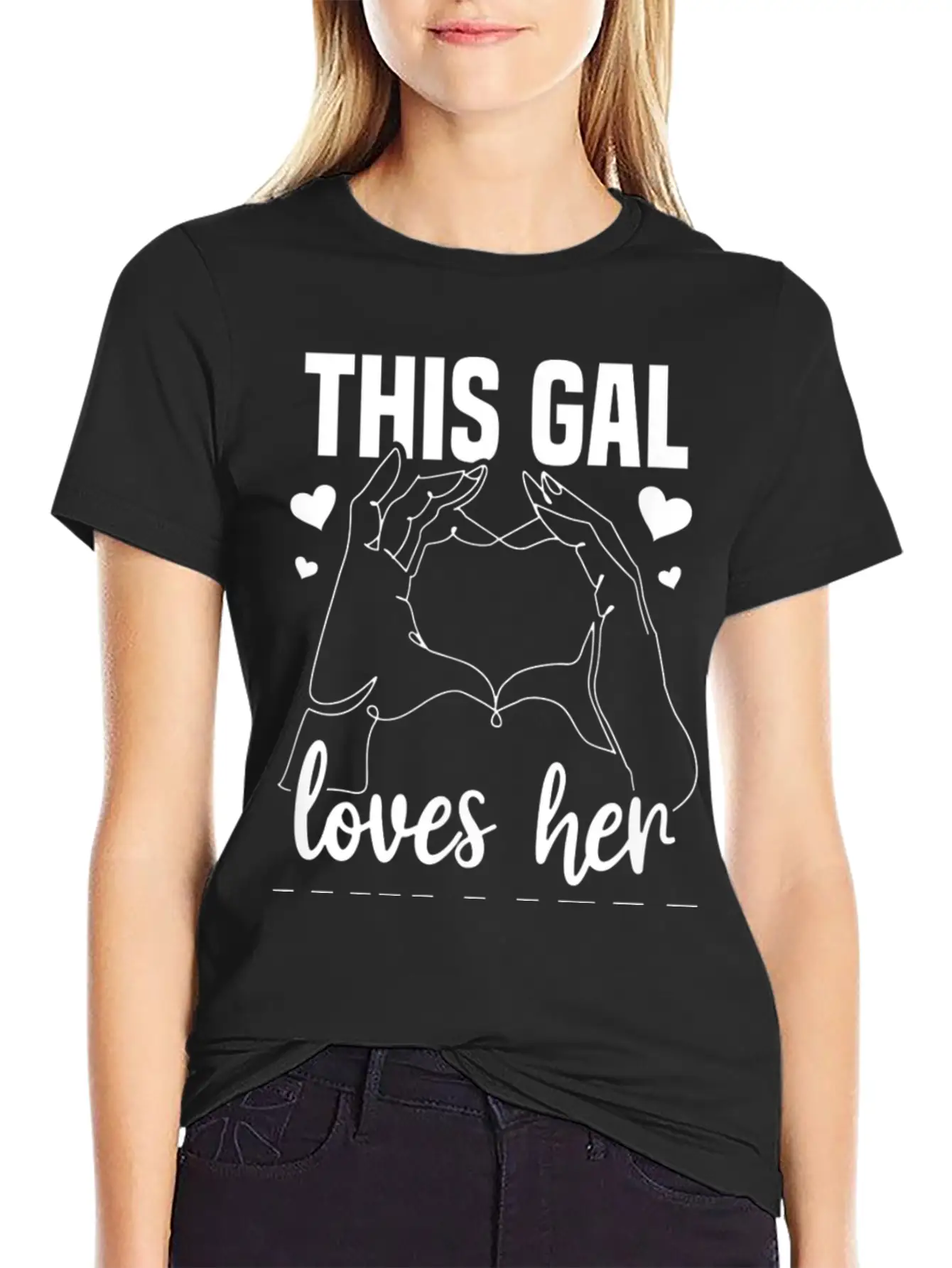 This Gal Loves Her William Clothing For Women Vale Basic Graphic T-Shirt – Daily Comfort In Soft Cotton