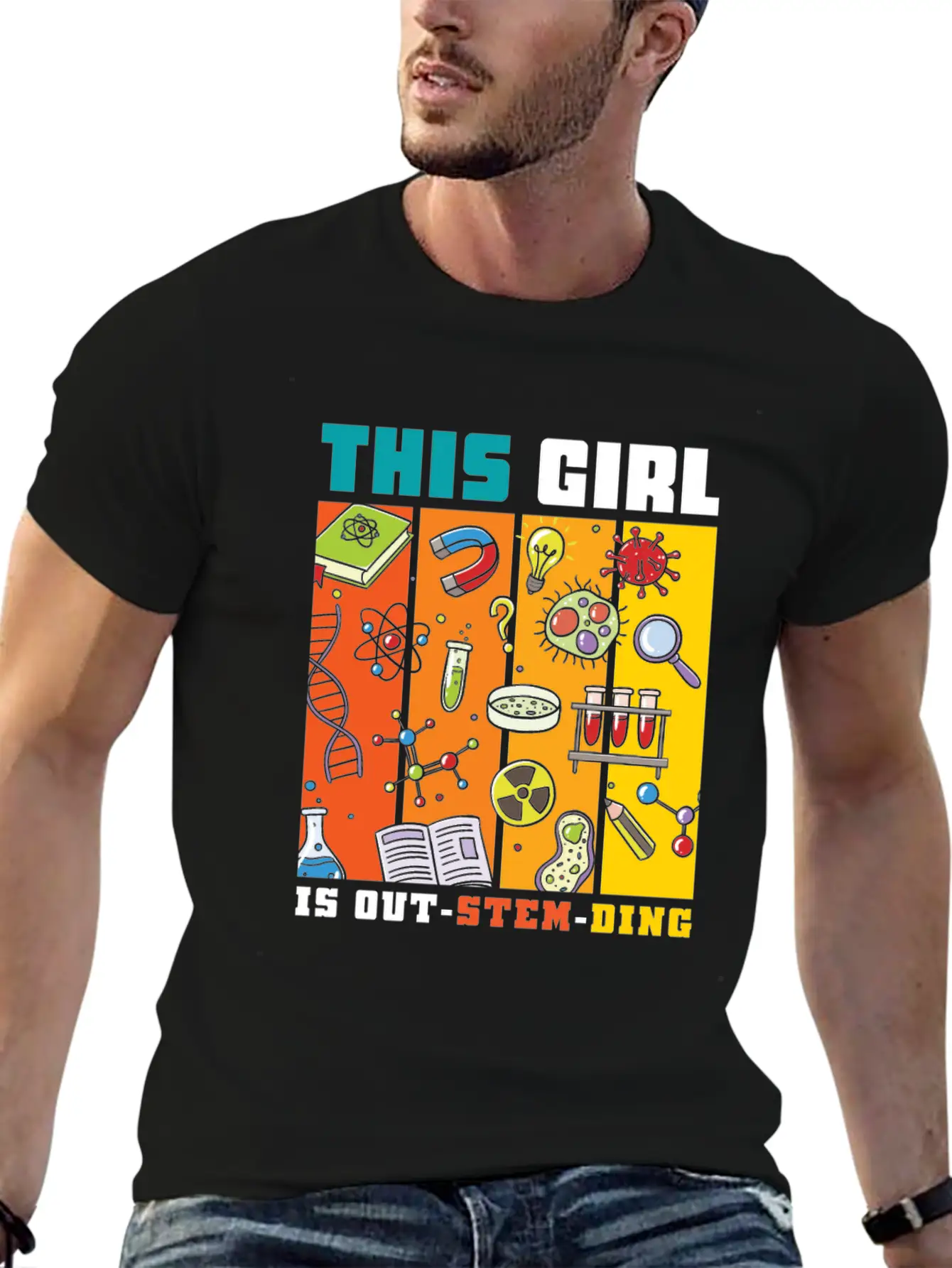 This Girl Is Out-Stem-Ding Unisex Casual T-Shirt – Clean Design For Daily Comfort
