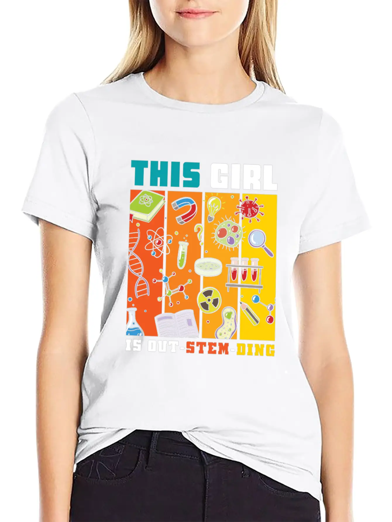 This Girl Is Out-Stem-Ding Unisex Casual T-Shirt – Clean Design For Daily Comfort