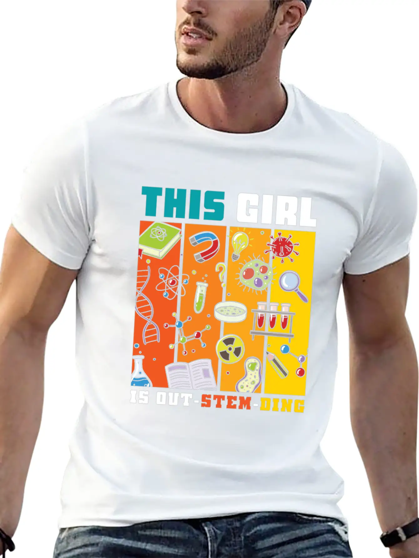 This Girl Is Out-Stem-Ding Unisex Casual T-Shirt – Clean Design For Daily Comfort