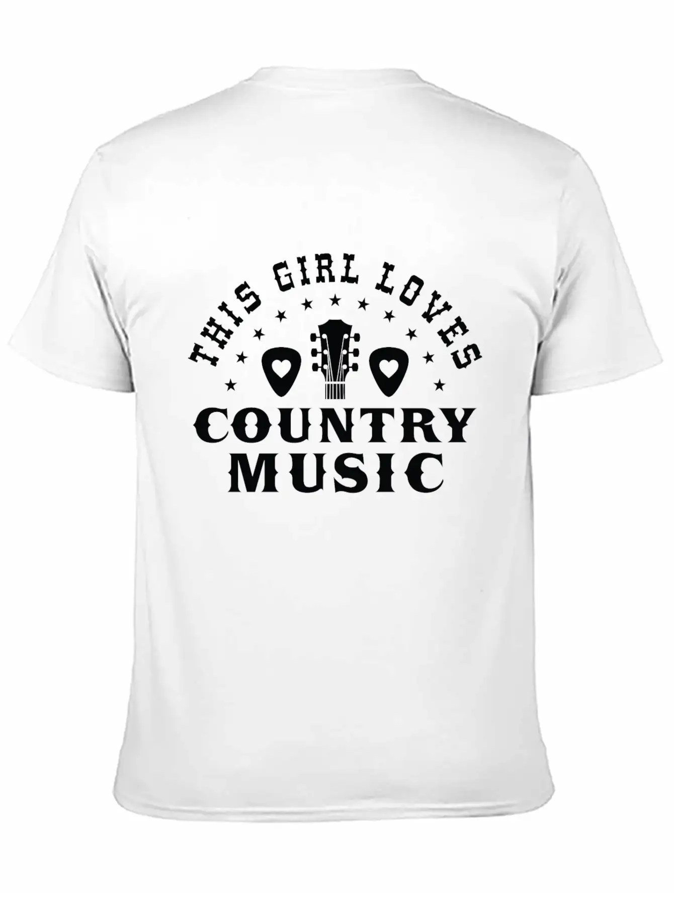 This Girl Loves Country Music Lightweight Cotton T-Shirt – Daily Comfort Graphic Shirt