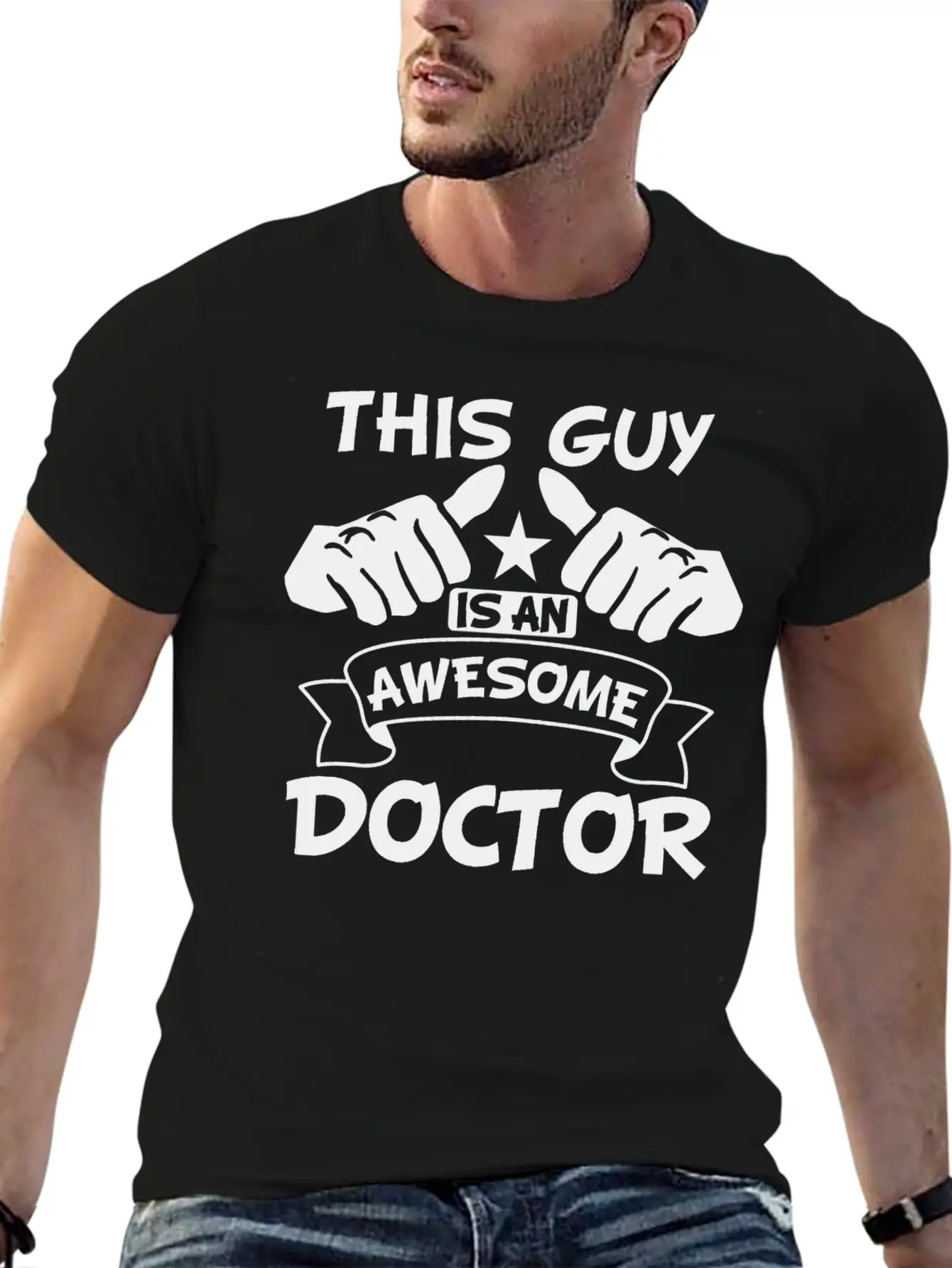This Guy Is An Awesome Doctor Unisex Casual T-Shirt – Clean Design For Daily Comfort