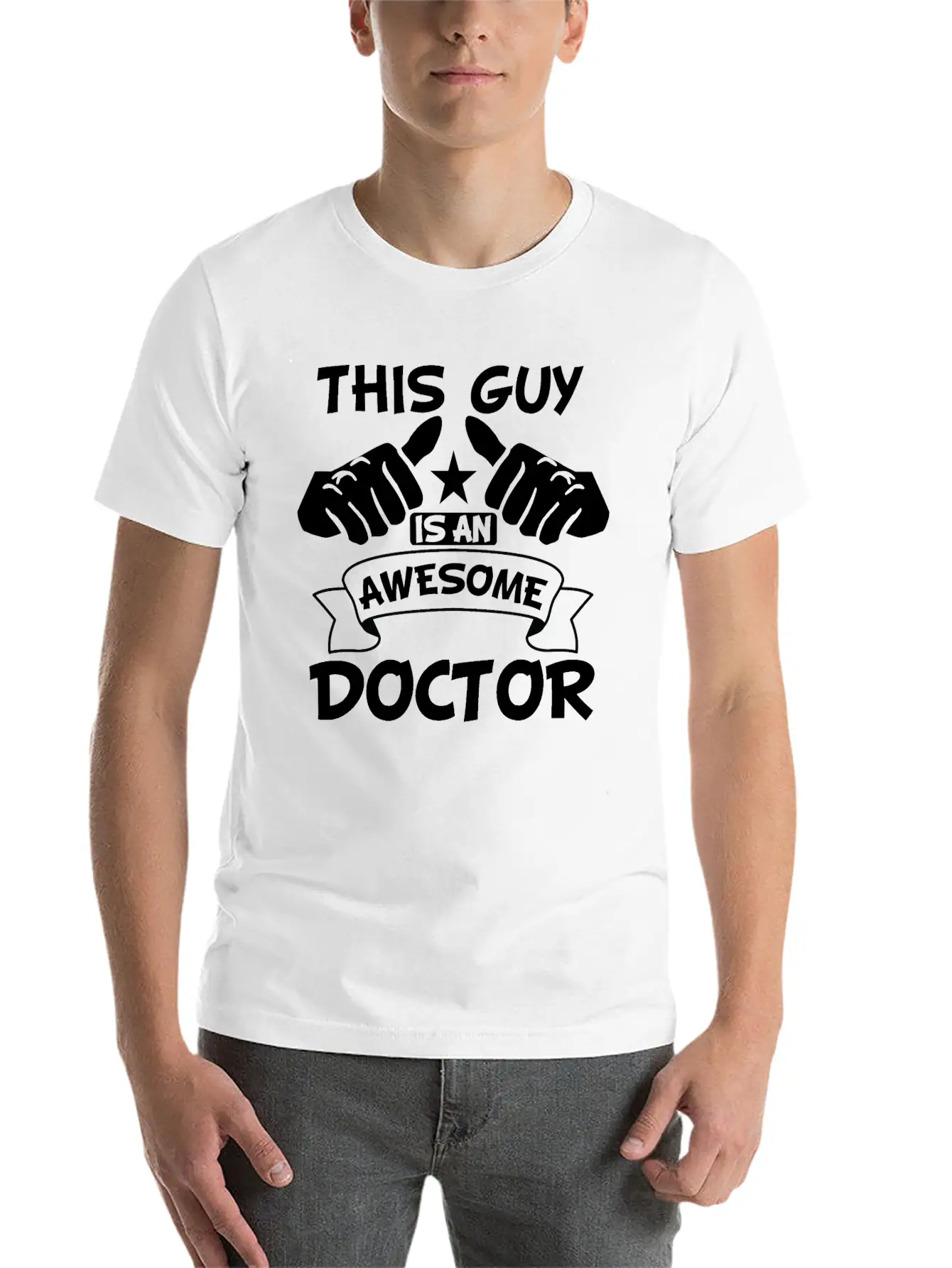 This Guy Is An Awesome Doctor Unisex Casual T-Shirt – Clean Design For Daily Comfort