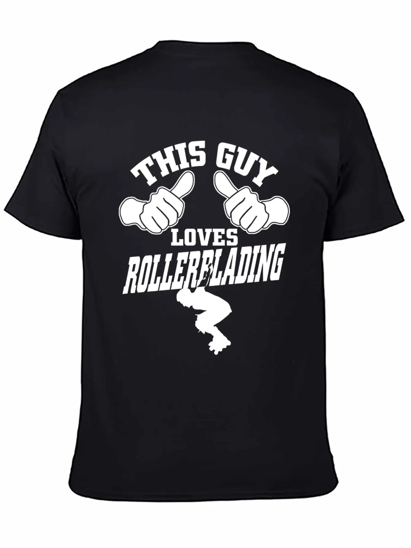 This Guy Loves Rollerblading Stylish Everyday T-Shirt – Unisex Basic Cotton Tee