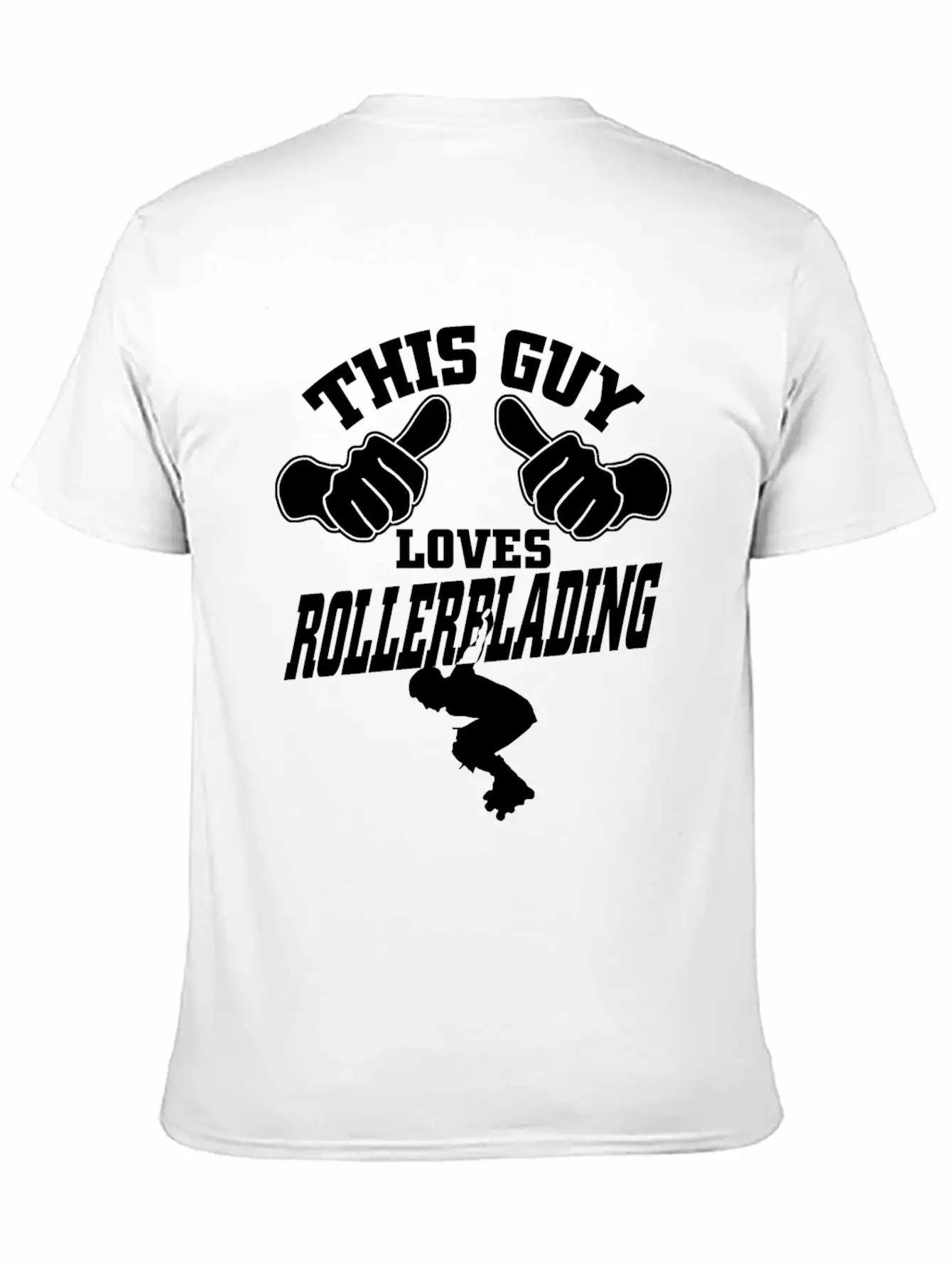 This Guy Loves Rollerblading Stylish Everyday T-Shirt – Unisex Basic Cotton Tee