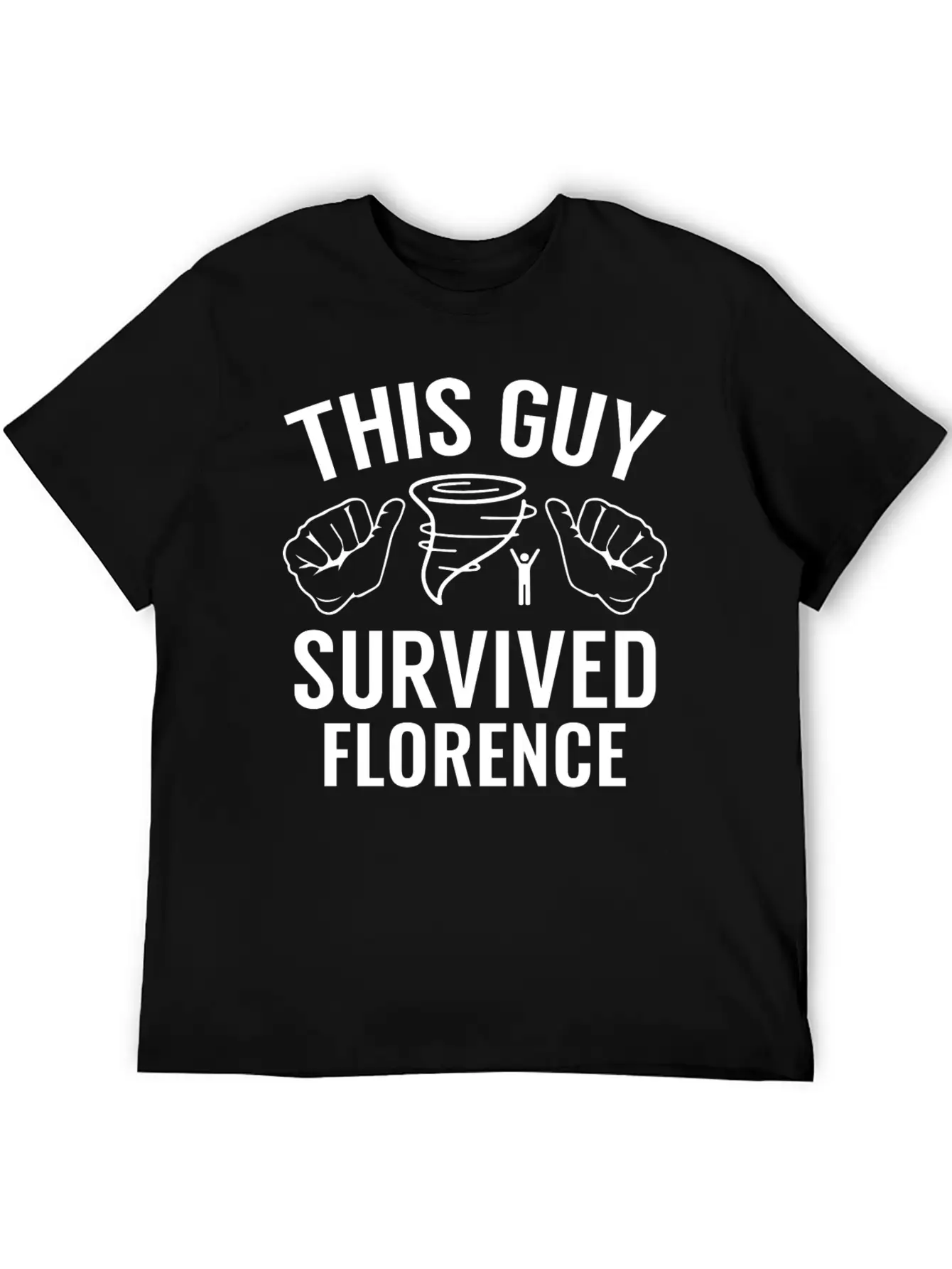 This Guy Survived Florence Unisex Casual T-Shirt – Clean Design For Daily Comfort