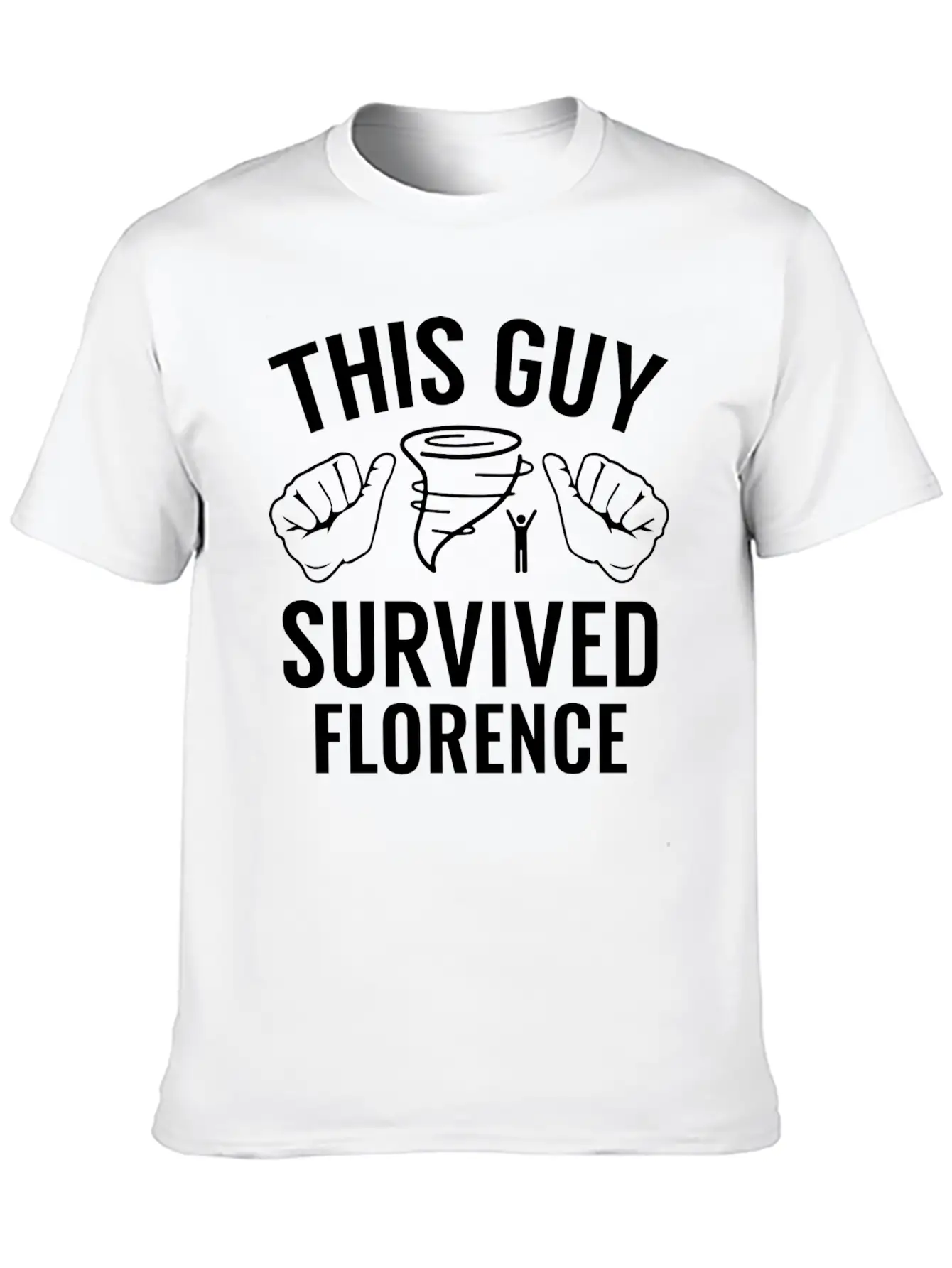 This Guy Survived Florence Unisex Casual T-Shirt – Clean Design For Daily Comfort