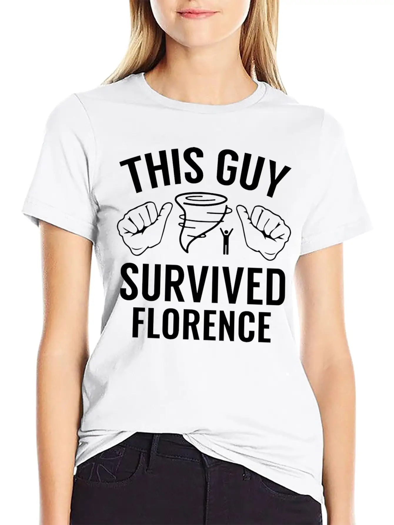 This Guy Survived Florence Unisex Casual T-Shirt – Clean Design For Daily Comfort