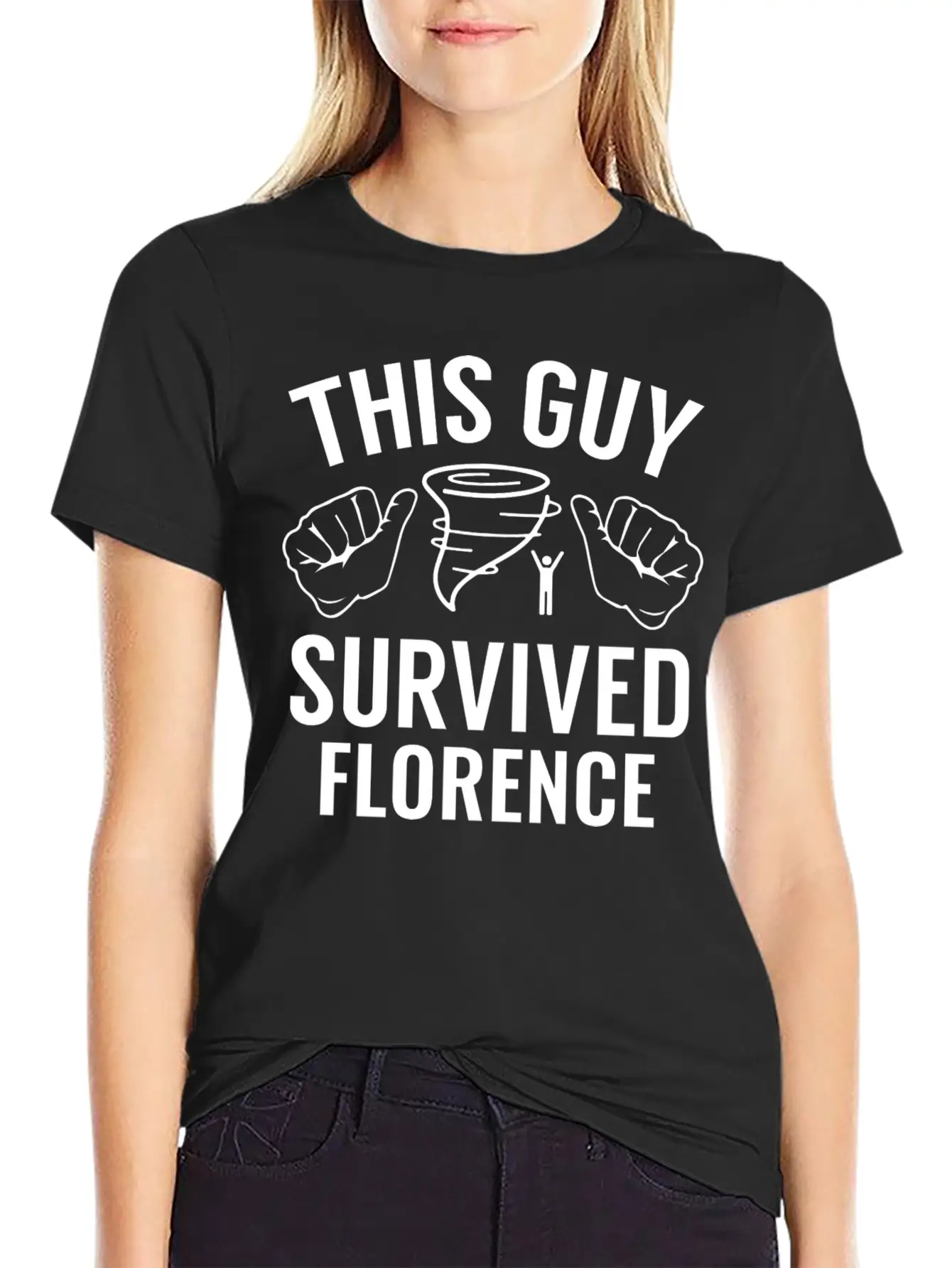 This Guy Survived Florence Unisex Casual T-Shirt – Clean Design For Daily Comfort