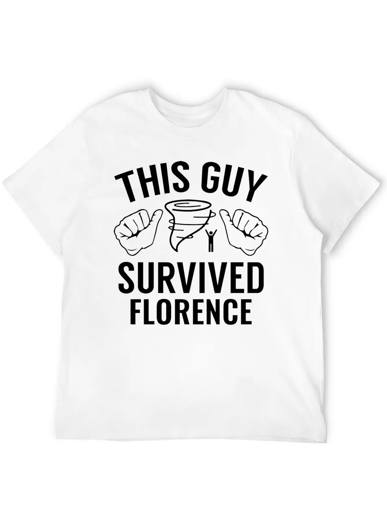 This Guy Survived Florence Unisex Casual T-Shirt – Clean Design For Daily Comfort