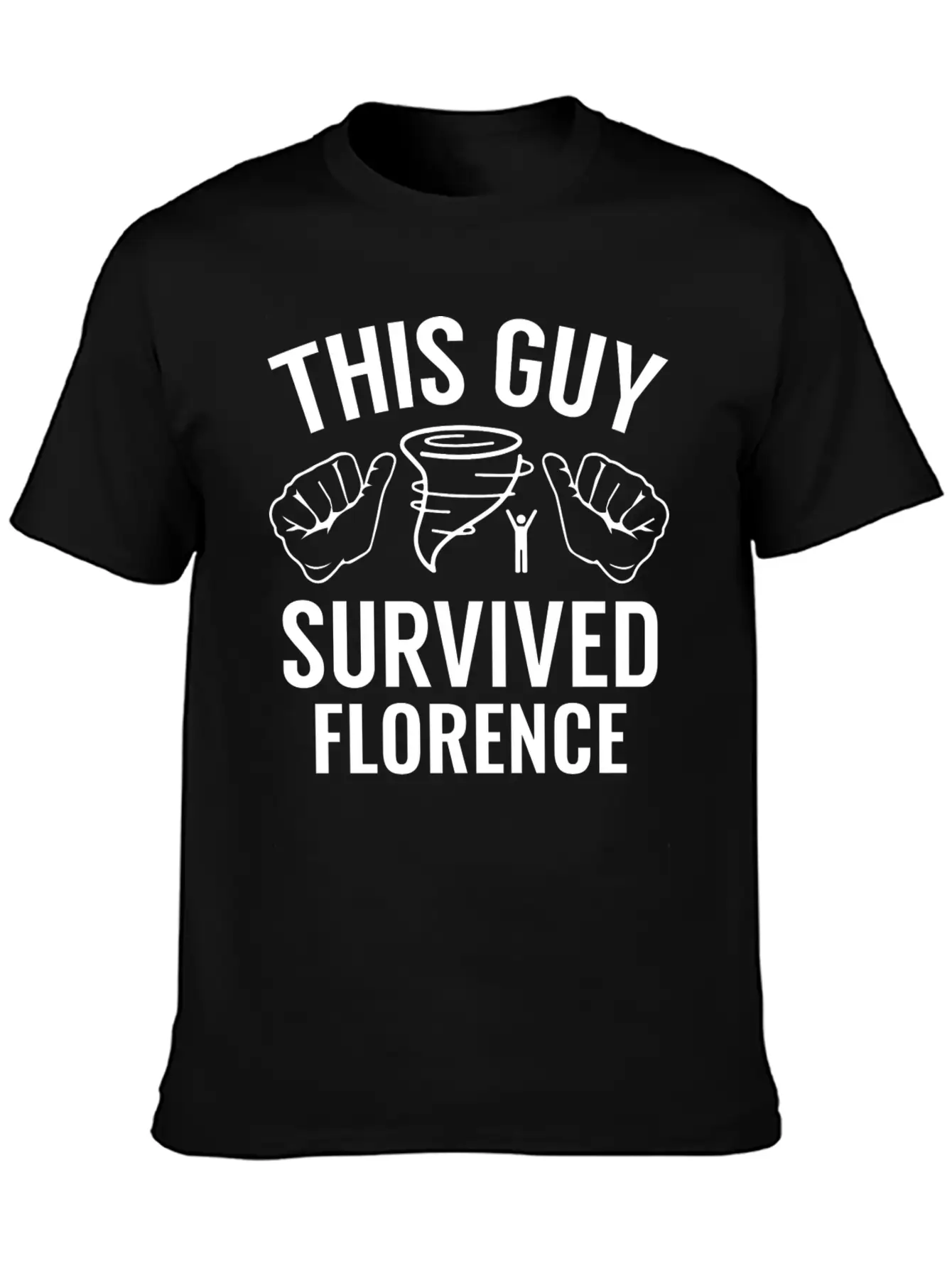 This Guy Survived Florence Unisex Casual T-Shirt – Clean Design For Daily Comfort
