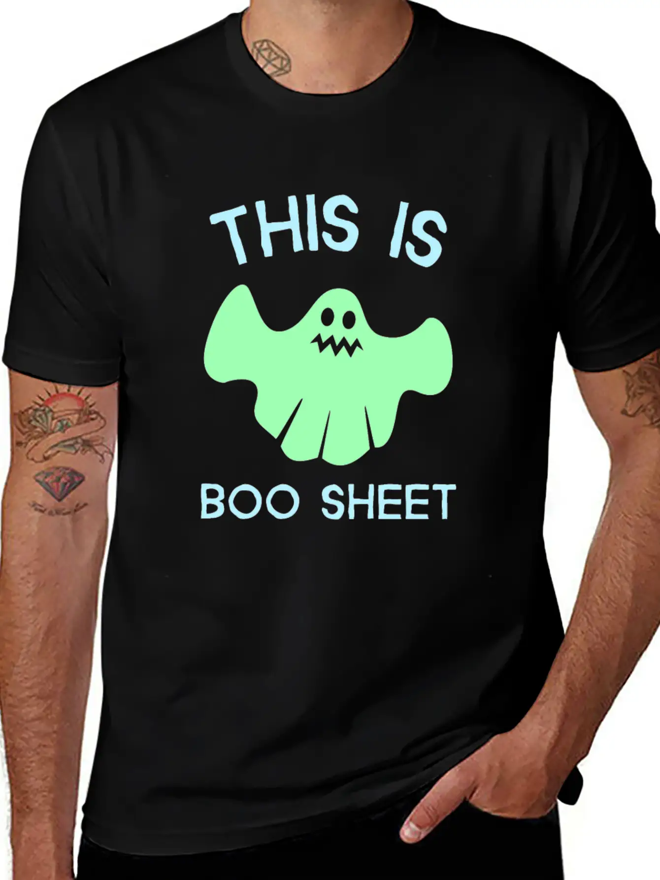 This Is Boo Sheet Modern Fit Casual T-Shirt ��� Clean And Versatile Design