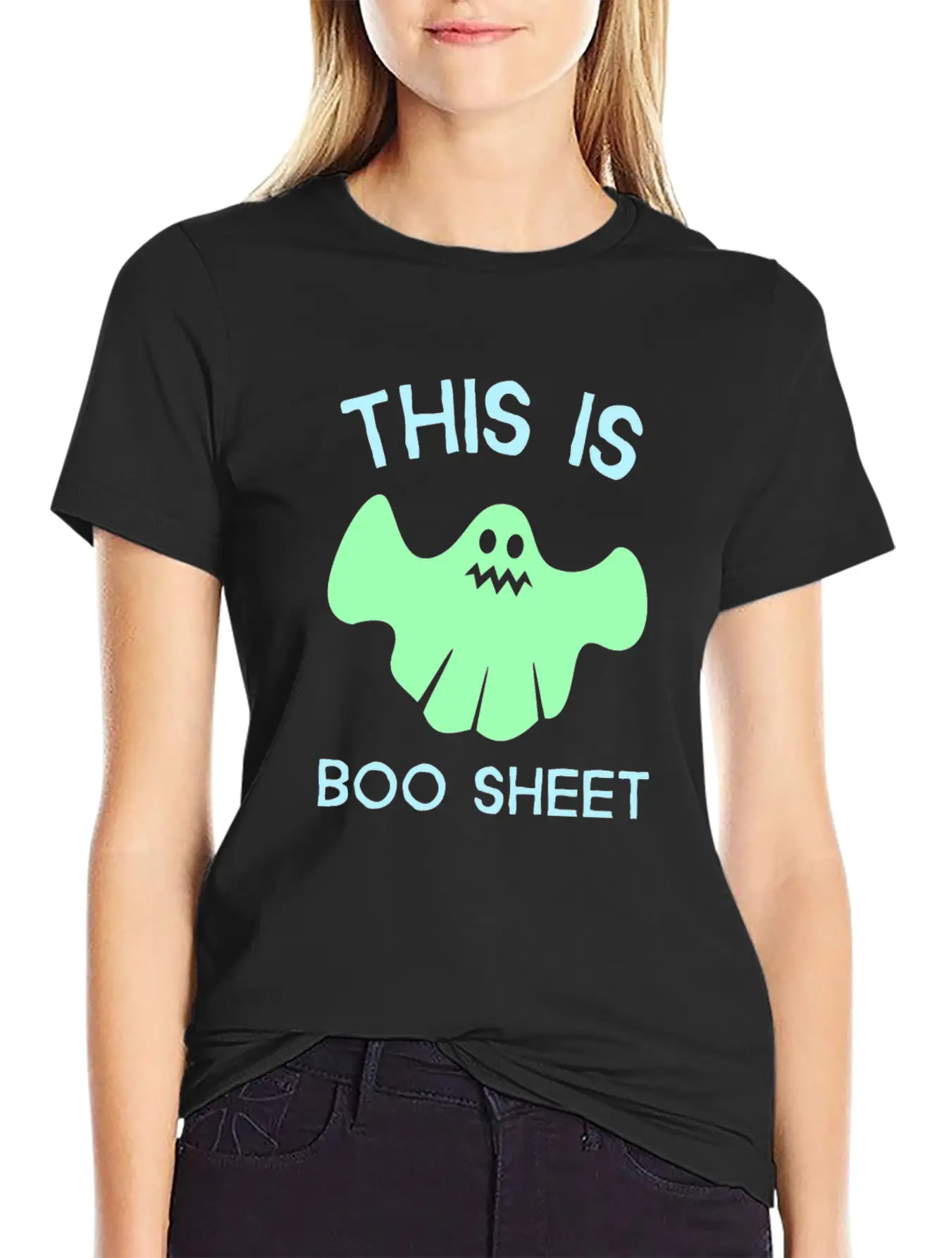 This Is Boo Sheet Modern Fit Casual T-Shirt ��� Clean And Versatile Design
