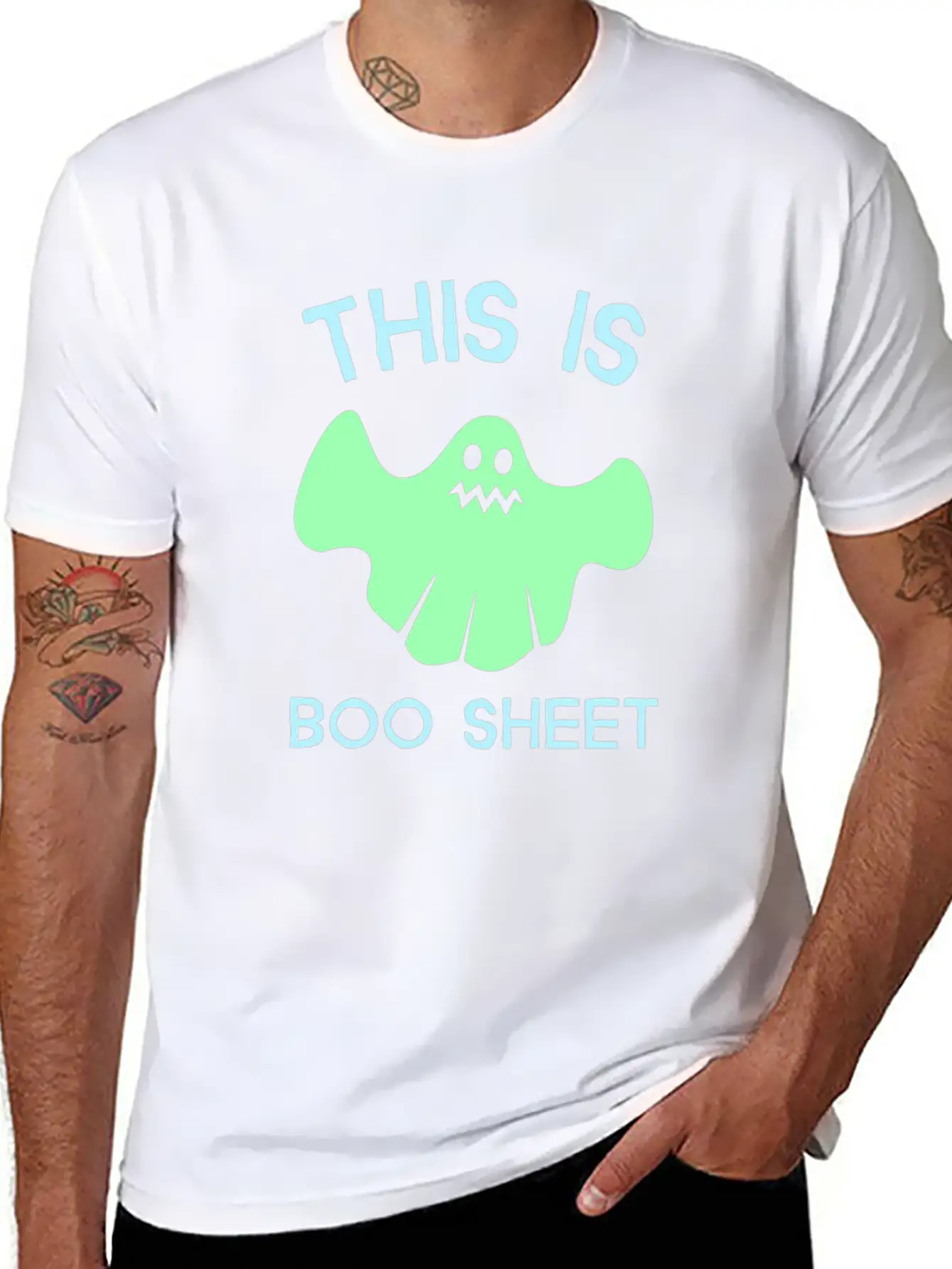 This Is Boo Sheet Modern Fit Casual T-Shirt ��� Clean And Versatile Design