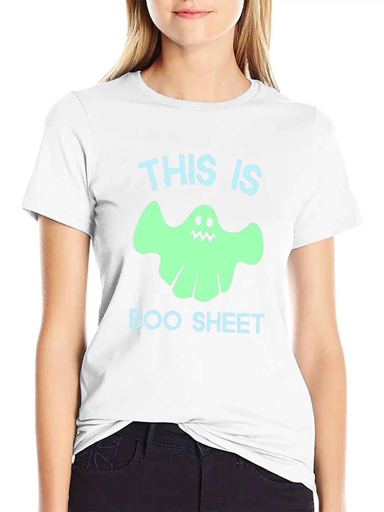 This Is Boo Sheet Modern Fit Casual T-Shirt ��� Clean And Versatile Design