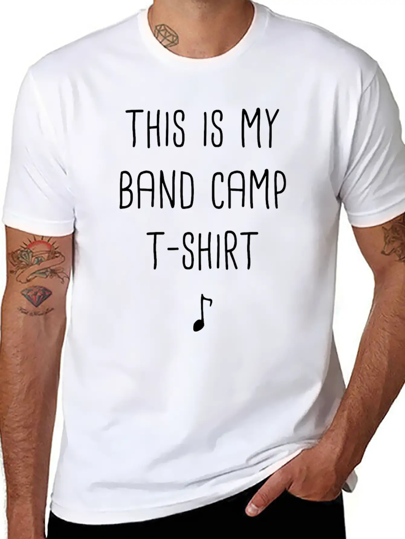 This Is My Band Camp Shirt | Marching Band Lightweight Cotton T-Shirt – Daily Comfort Graphic Shirt