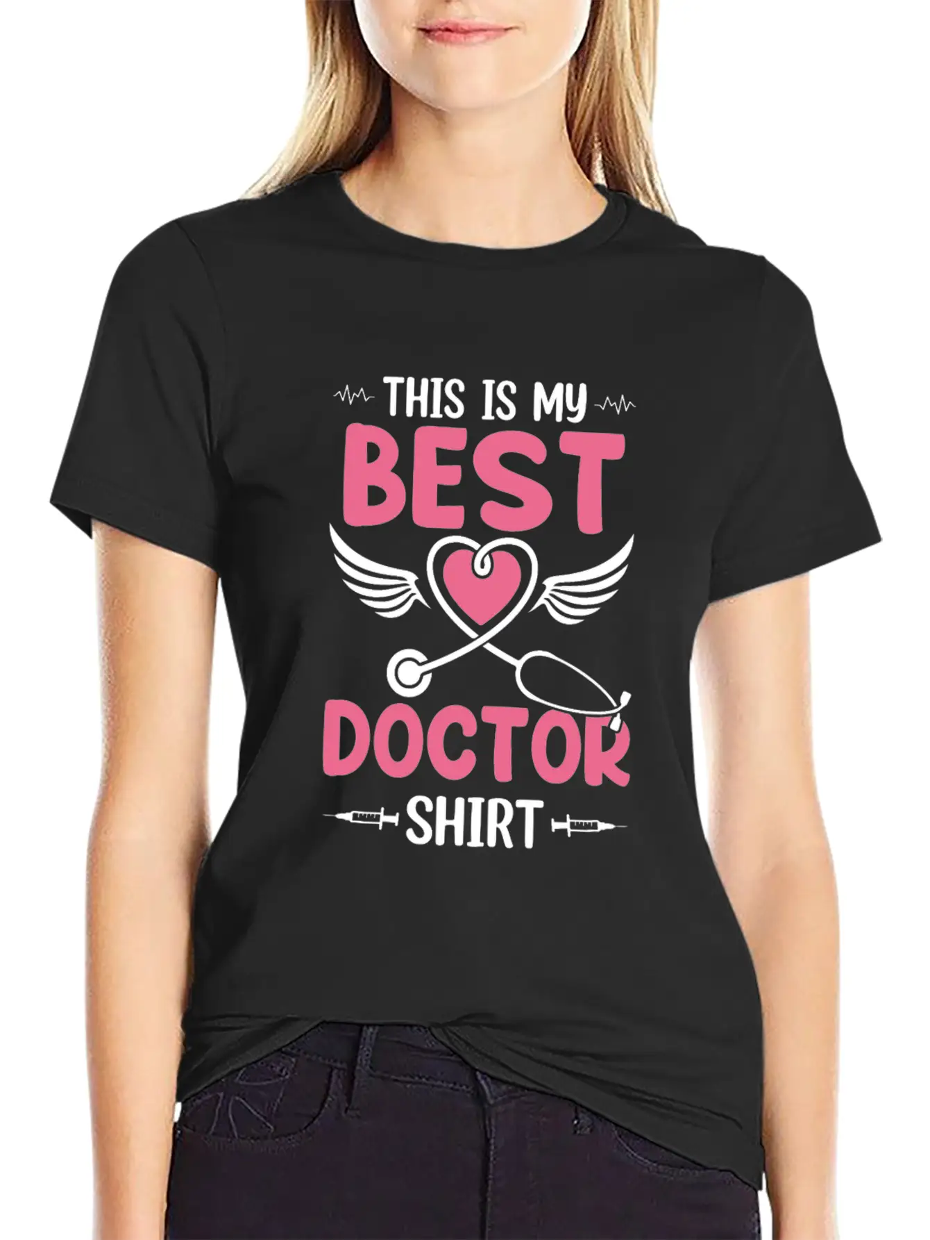 This Is My Best Doctor Shirt - Hospital Doctor Lif Modern Fit Casual T-Shirt ��� Clean And Versatile Design