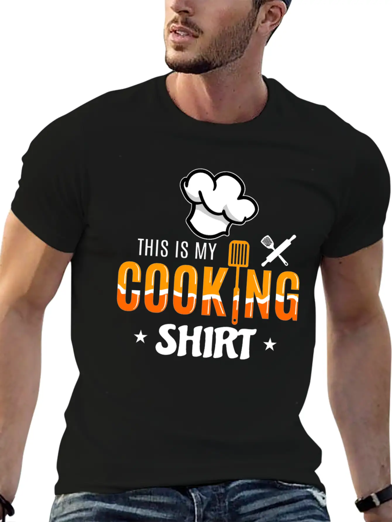 This Is My Cooking Shirt Cook Cooking Gift Basic Graphic T-Shirt – Daily Comfort In Soft Cotton