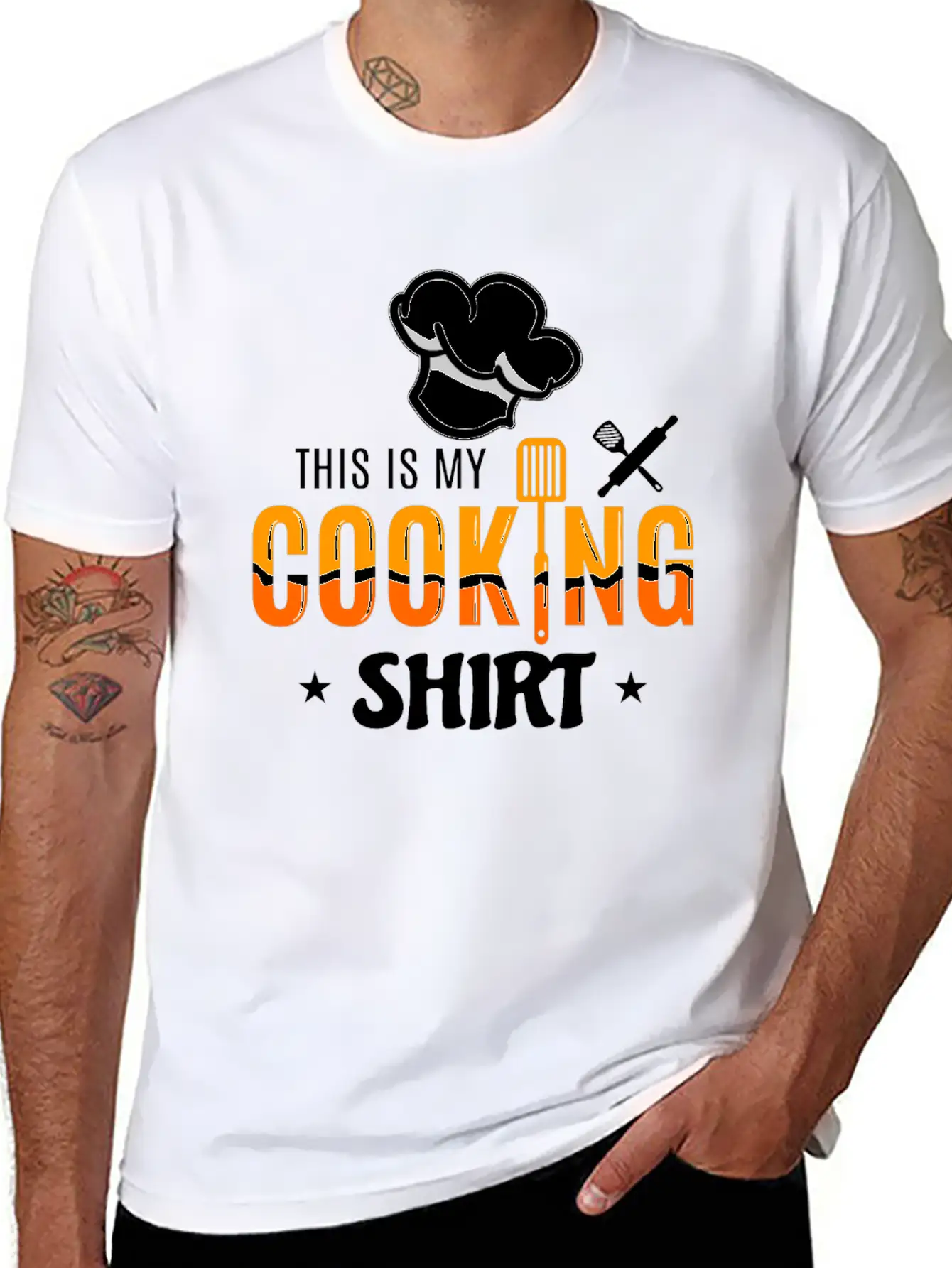 This Is My Cooking Shirt Cook Cooking Gift Lightweight Cotton T-Shirt – Daily Comfort Graphic Shirt