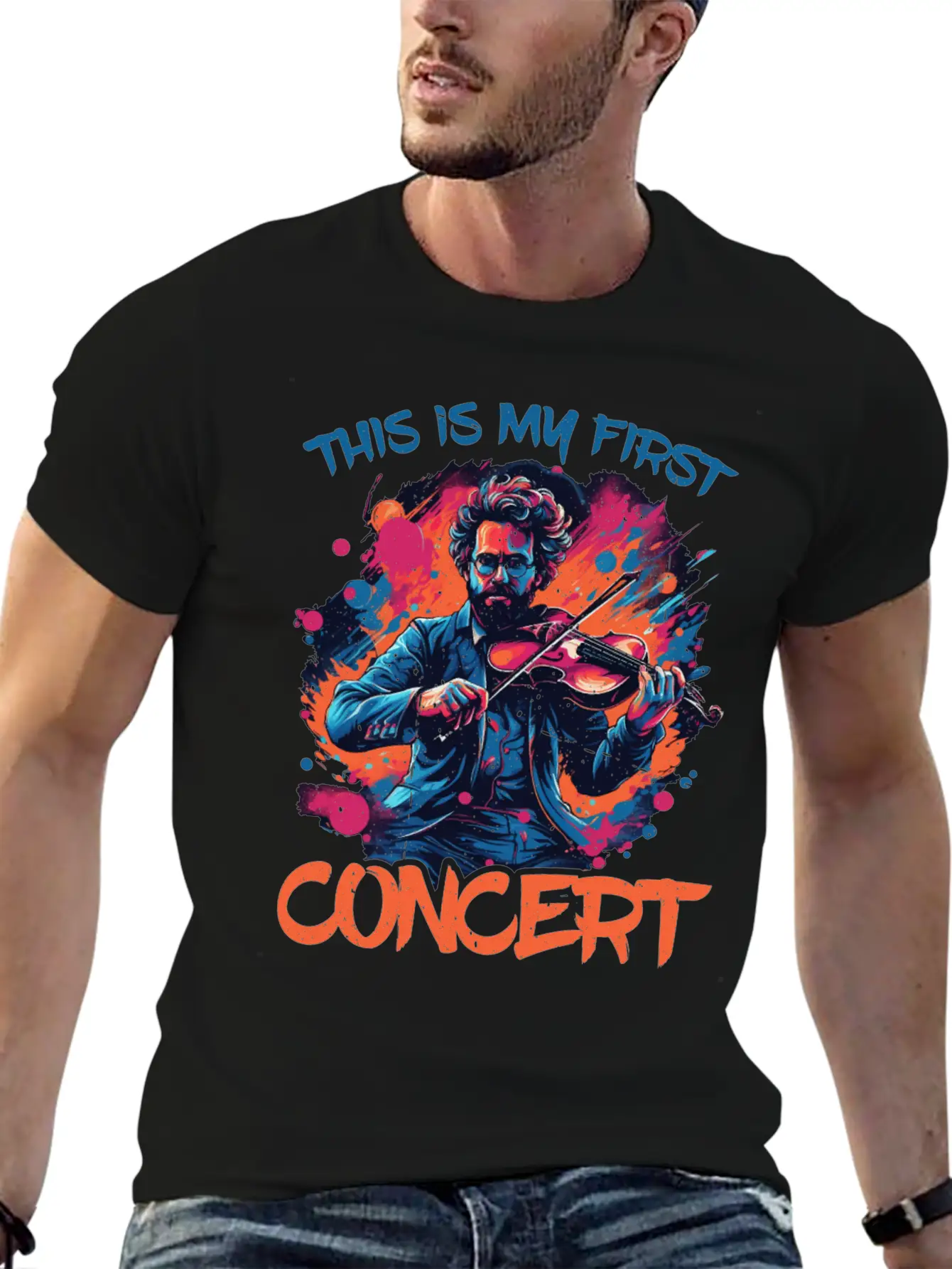 This Is My First Concert 59 Unisex Casual T-Shirt – Clean Design For Daily Comfort