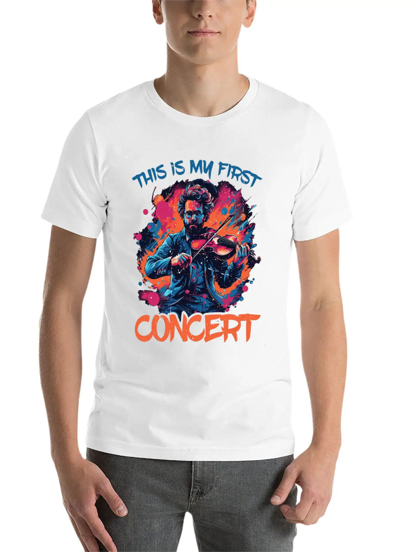 This Is My First Concert 59 Unisex Casual T-Shirt – Clean Design For Daily Comfort