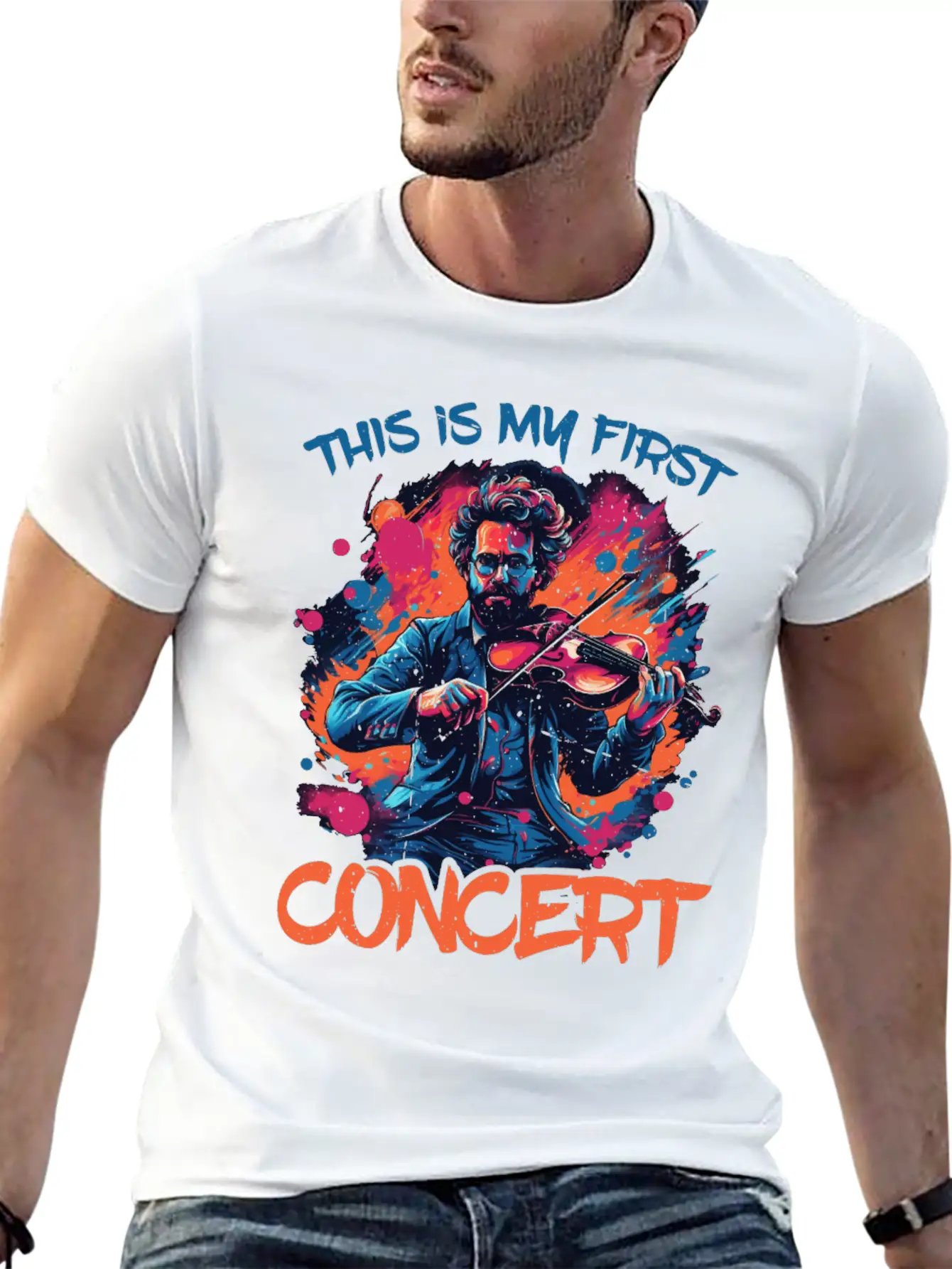 This Is My First Concert 59 Unisex Casual T-Shirt – Clean Design For Daily Comfort