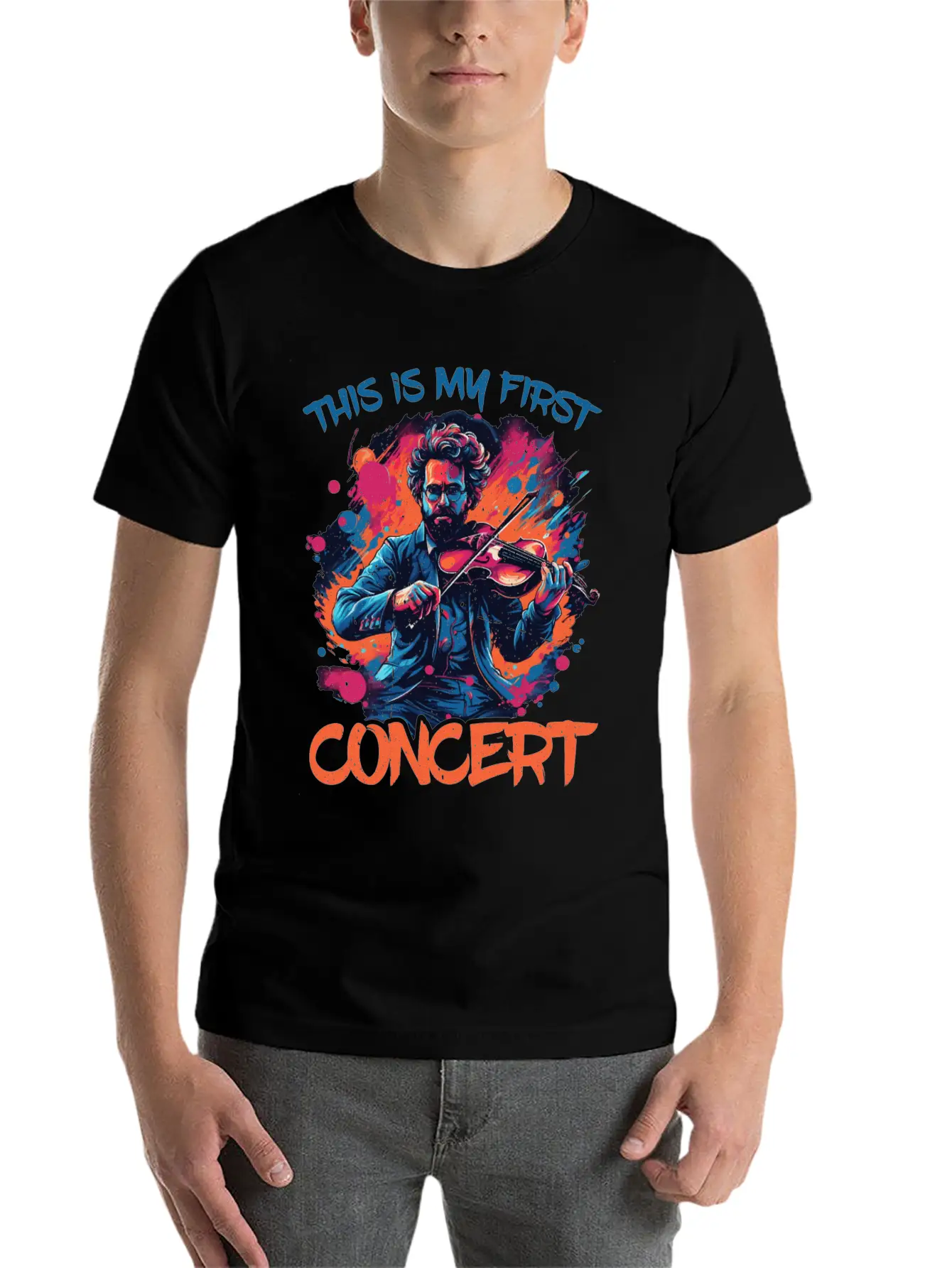 This Is My First Concert 59 Unisex Casual T-Shirt – Clean Design For Daily Comfort