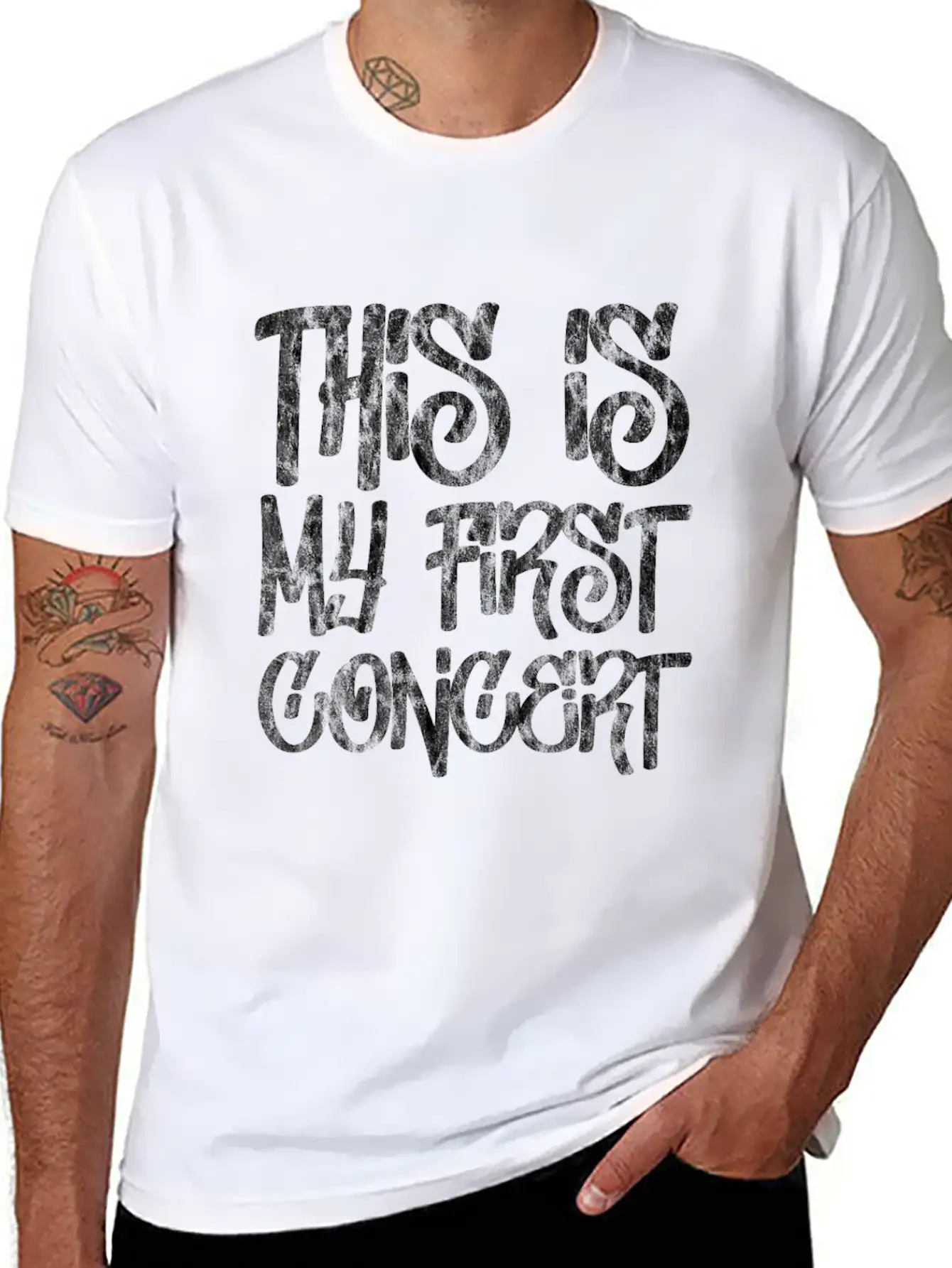 This Is My First Concert 6 Unisex Casual T-Shirt – Clean Design For Daily Comfort