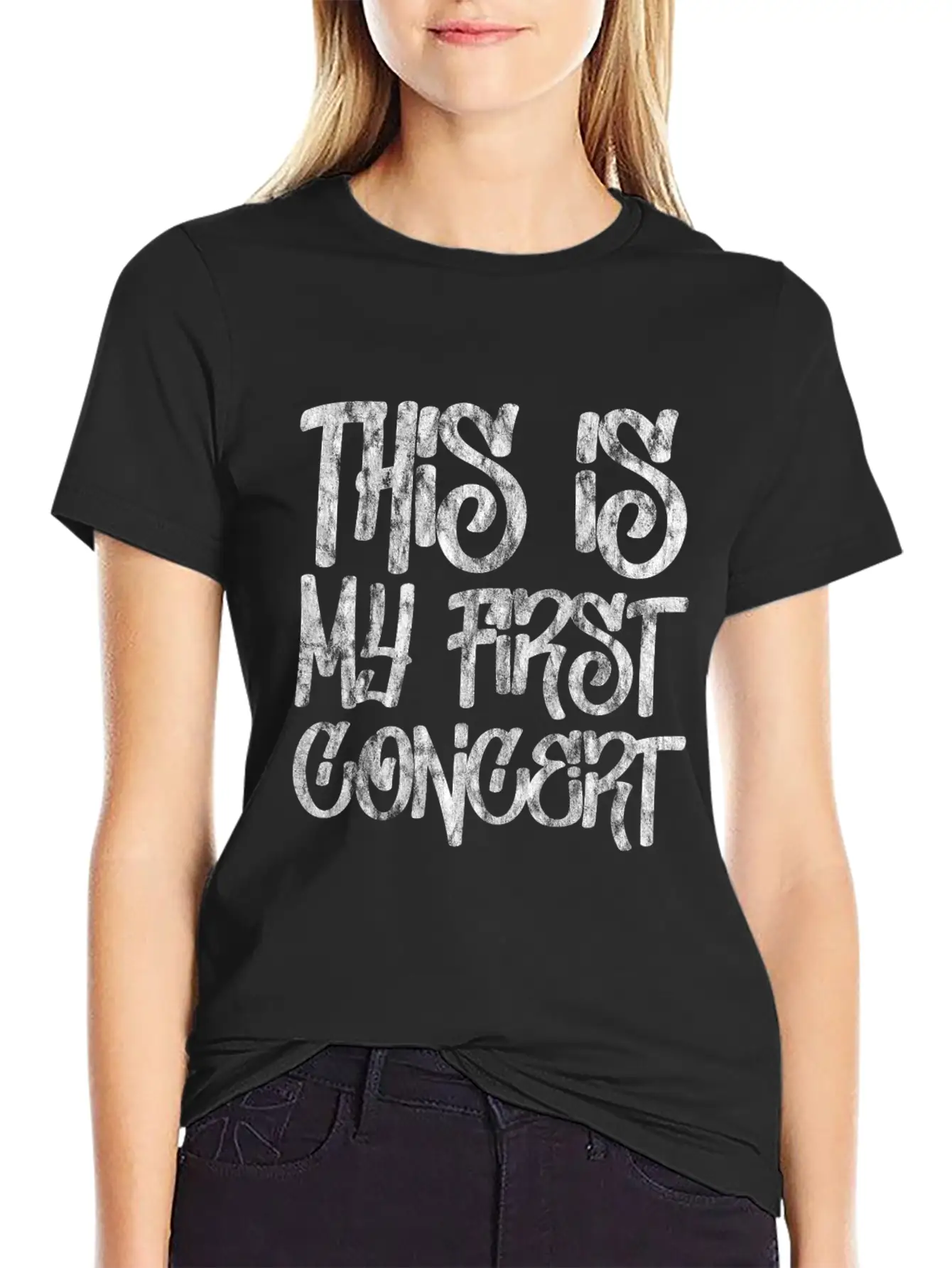 This Is My First Concert 6 Unisex Casual T-Shirt – Clean Design For Daily Comfort