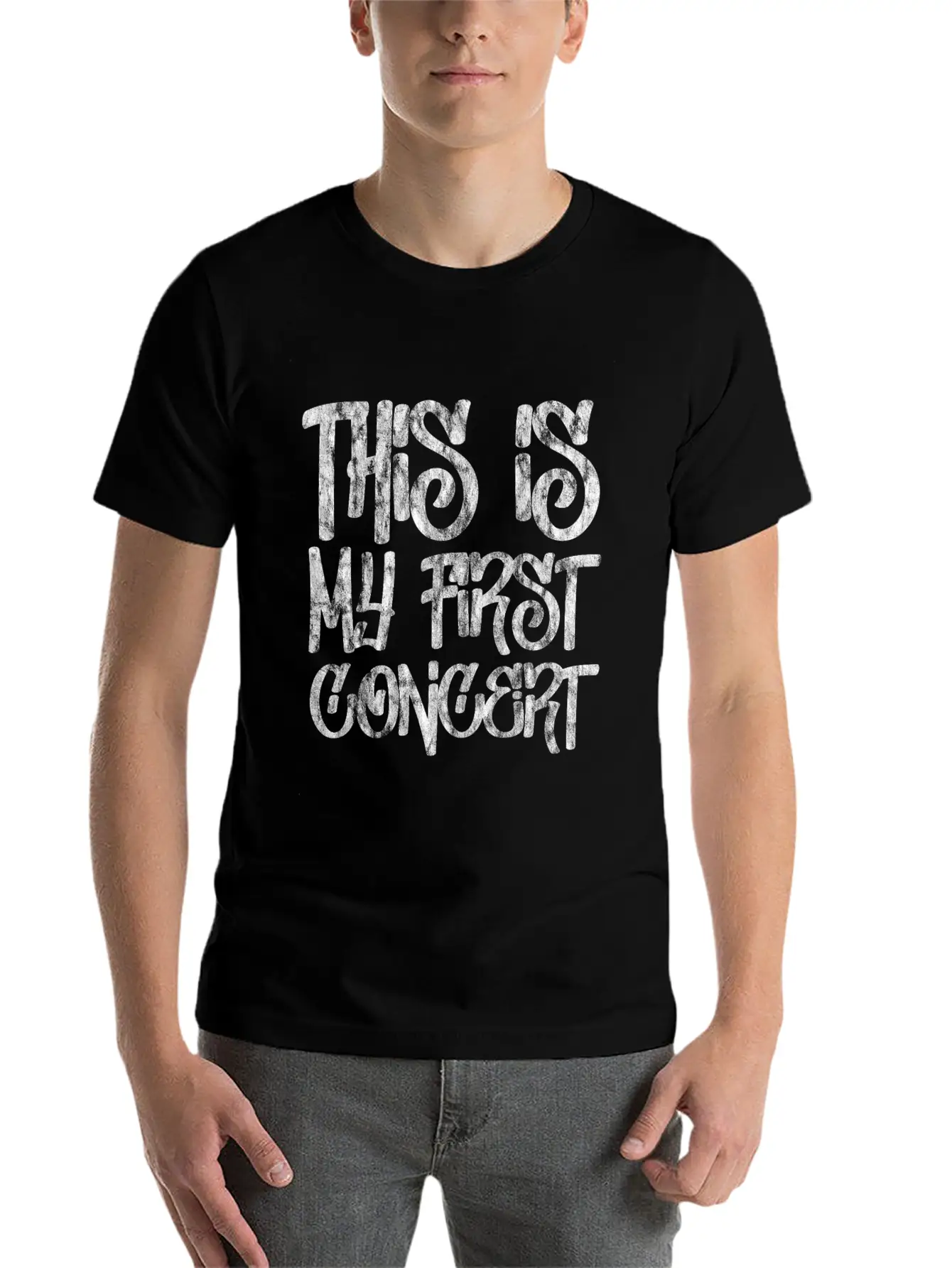 This Is My First Concert 6 Unisex Casual T-Shirt – Clean Design For Daily Comfort