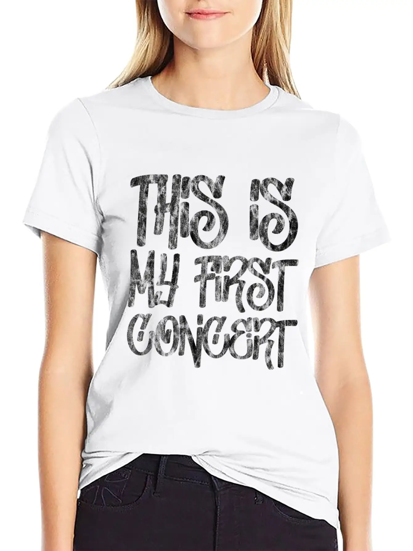 This Is My First Concert 6 Unisex Casual T-Shirt – Clean Design For Daily Comfort