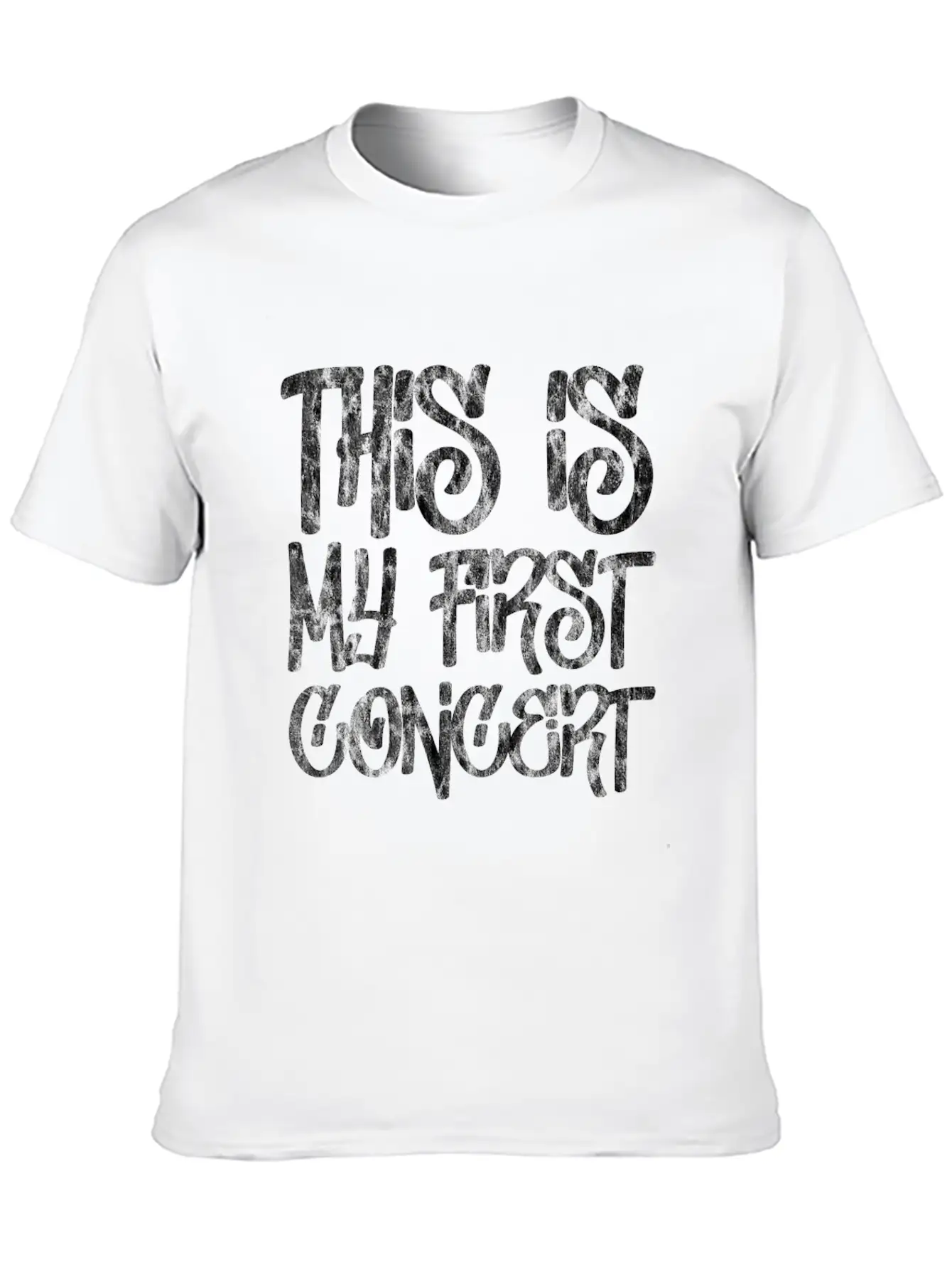 This Is My First Concert 6 Unisex Casual T-Shirt – Clean Design For Daily Comfort