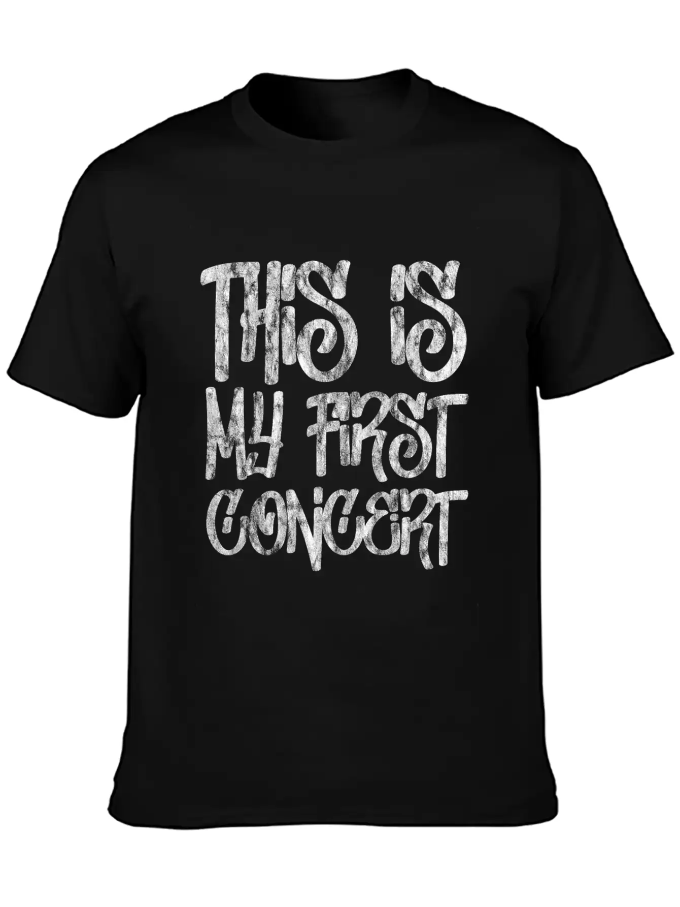 This Is My First Concert 6 Unisex Casual T-Shirt – Clean Design For Daily Comfort