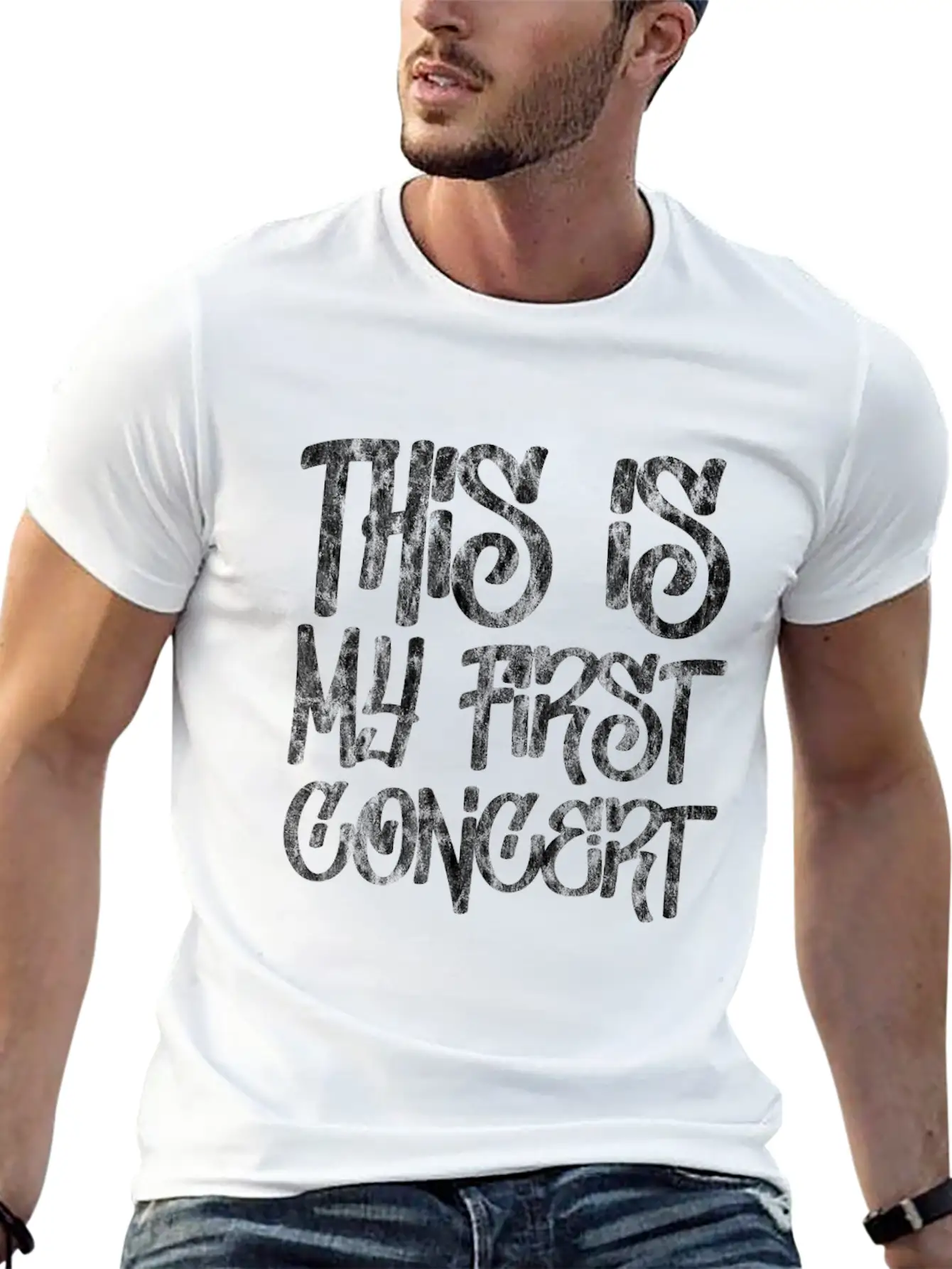 This Is My First Concert 6 Unisex Casual T-Shirt – Clean Design For Daily Comfort