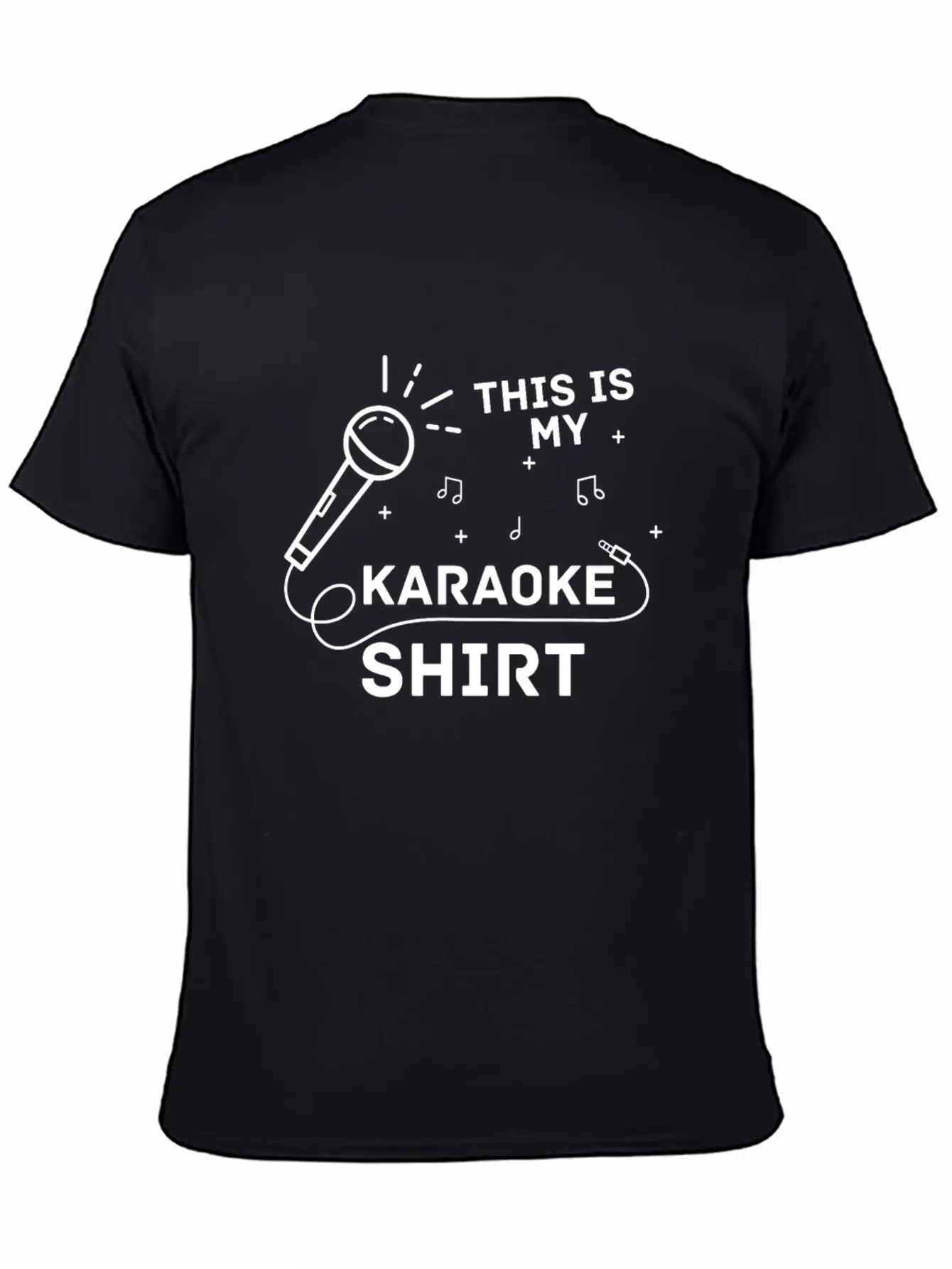 This Is My Karaoke Shirt Singer Microphone Music Lightweight Cotton T-Shirt – Daily Comfort Graphic Shirt