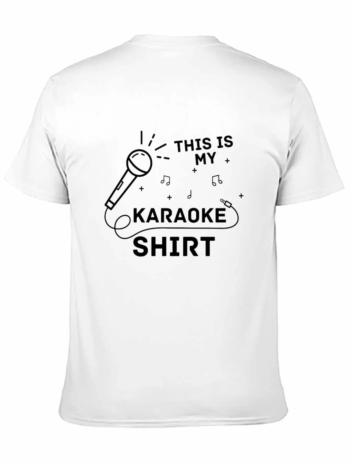This Is My Karaoke Shirt Singer Microphone Music Lightweight Cotton T-Shirt – Daily Comfort Graphic Shirt