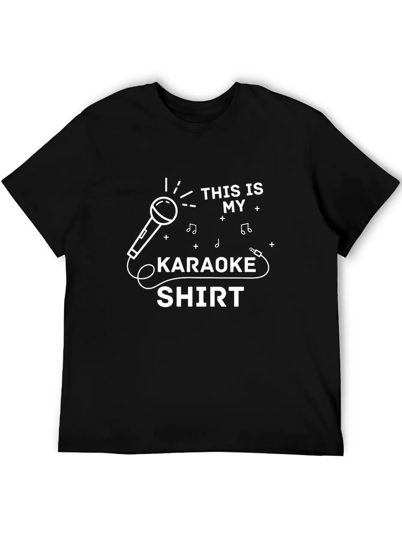 This Is My Karaoke Shirt Singer Microphone Music Lightweight Cotton T-Shirt – Daily Comfort Graphic Shirt