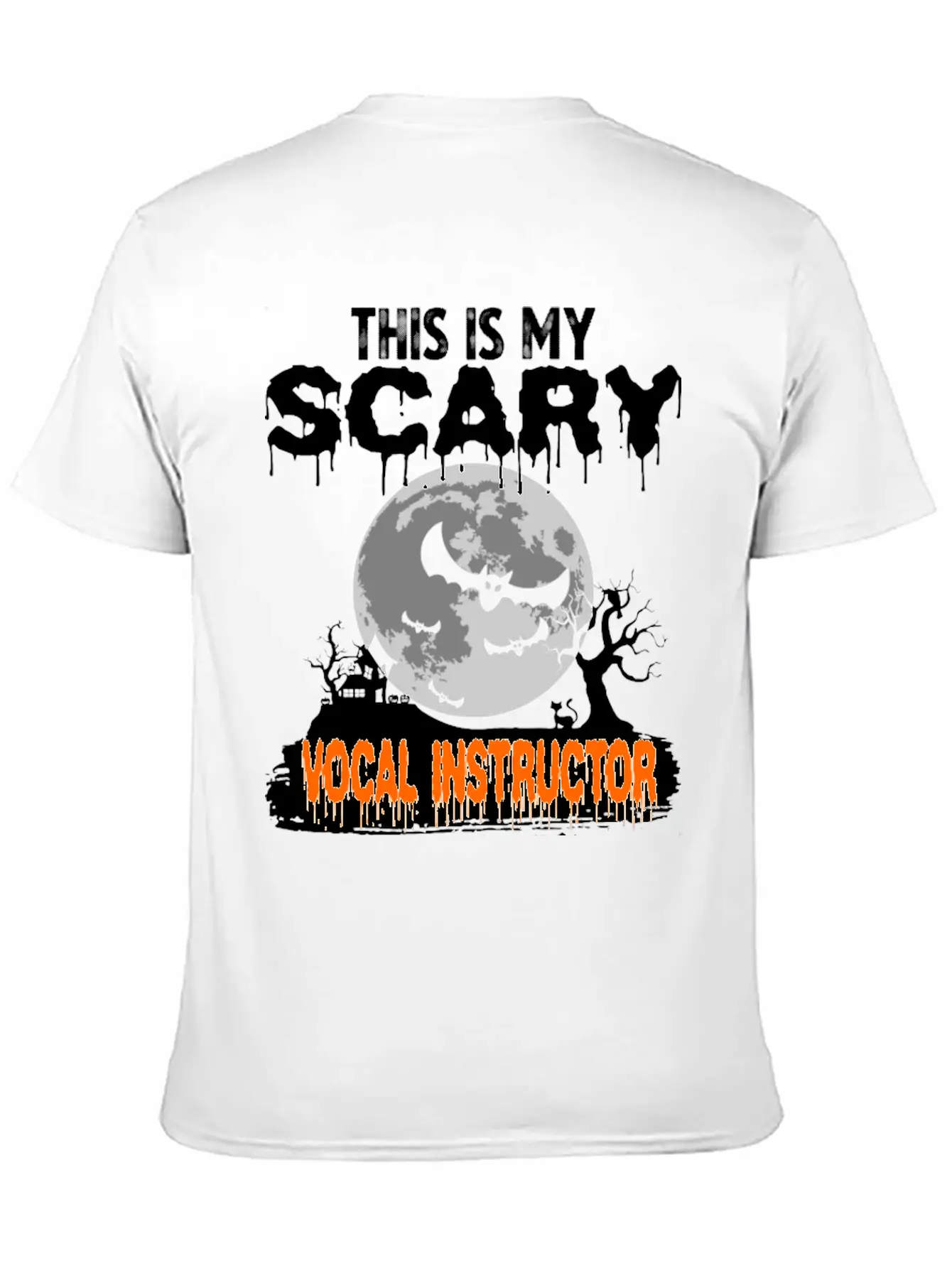 This Is My Scary Vocal Instructor Costume Relaxed Everyday Tee – Lightweight And Durable Cotton