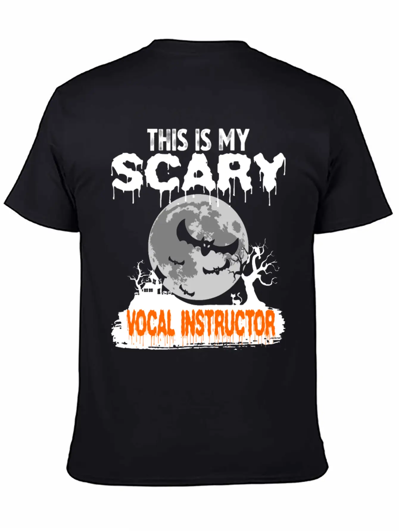 This Is My Scary Vocal Instructor Costume Relaxed Everyday Tee – Lightweight And Durable Cotton