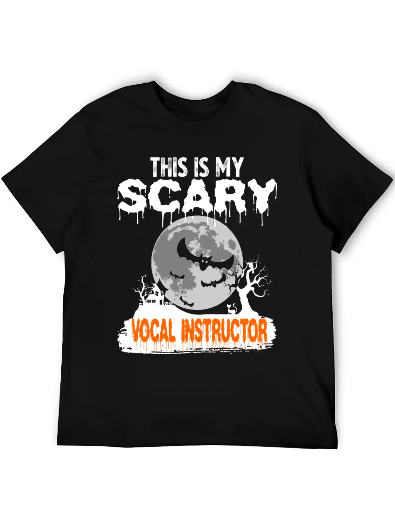 This Is My Scary Vocal Instructor Costume Relaxed Everyday Tee – Lightweight And Durable Cotton