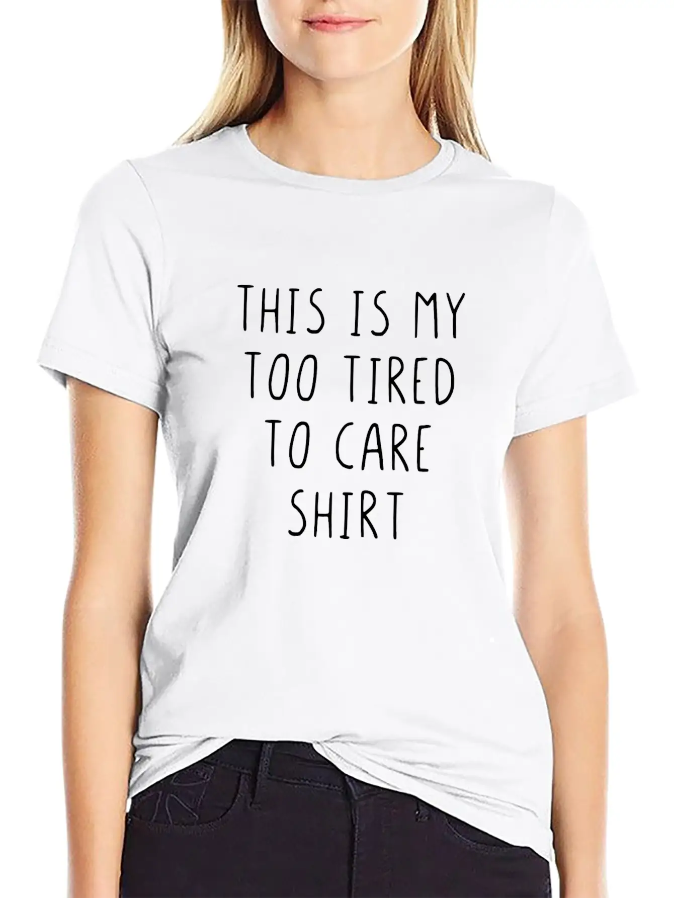 This Is My Too Tired To Care Shirt Essential Cotton Tee For Daily Outfits – Unisex Style