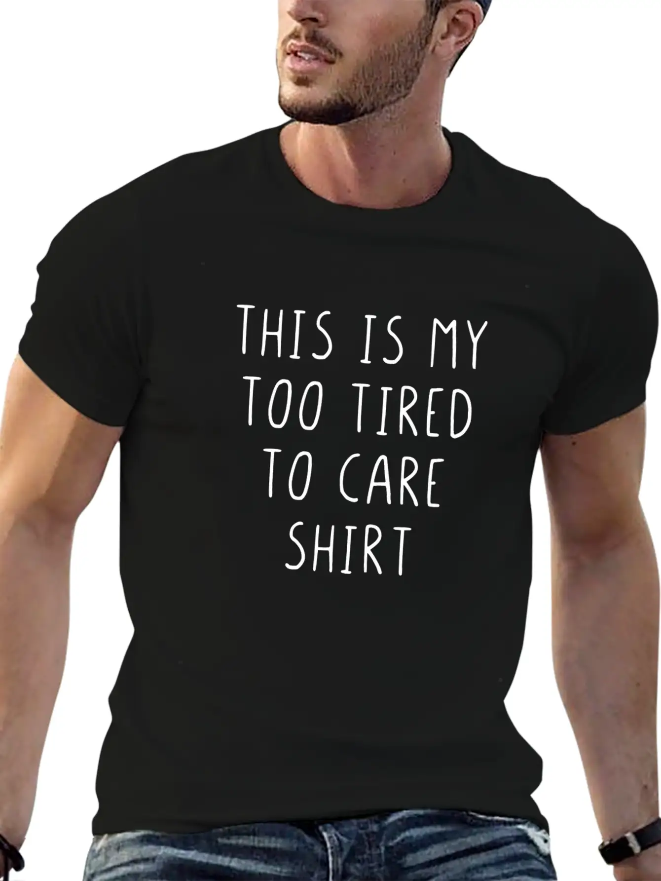 This Is My Too Tired To Care Shirt Essential Cotton Tee For Daily Outfits – Unisex Style