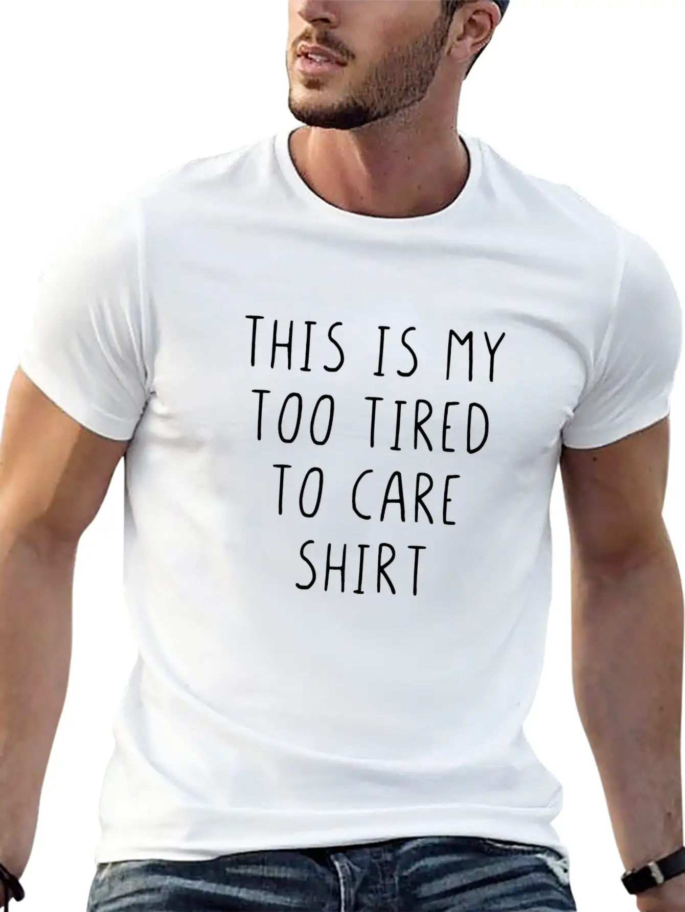 This Is My Too Tired To Care Shirt Essential Cotton Tee For Daily Outfits – Unisex Style