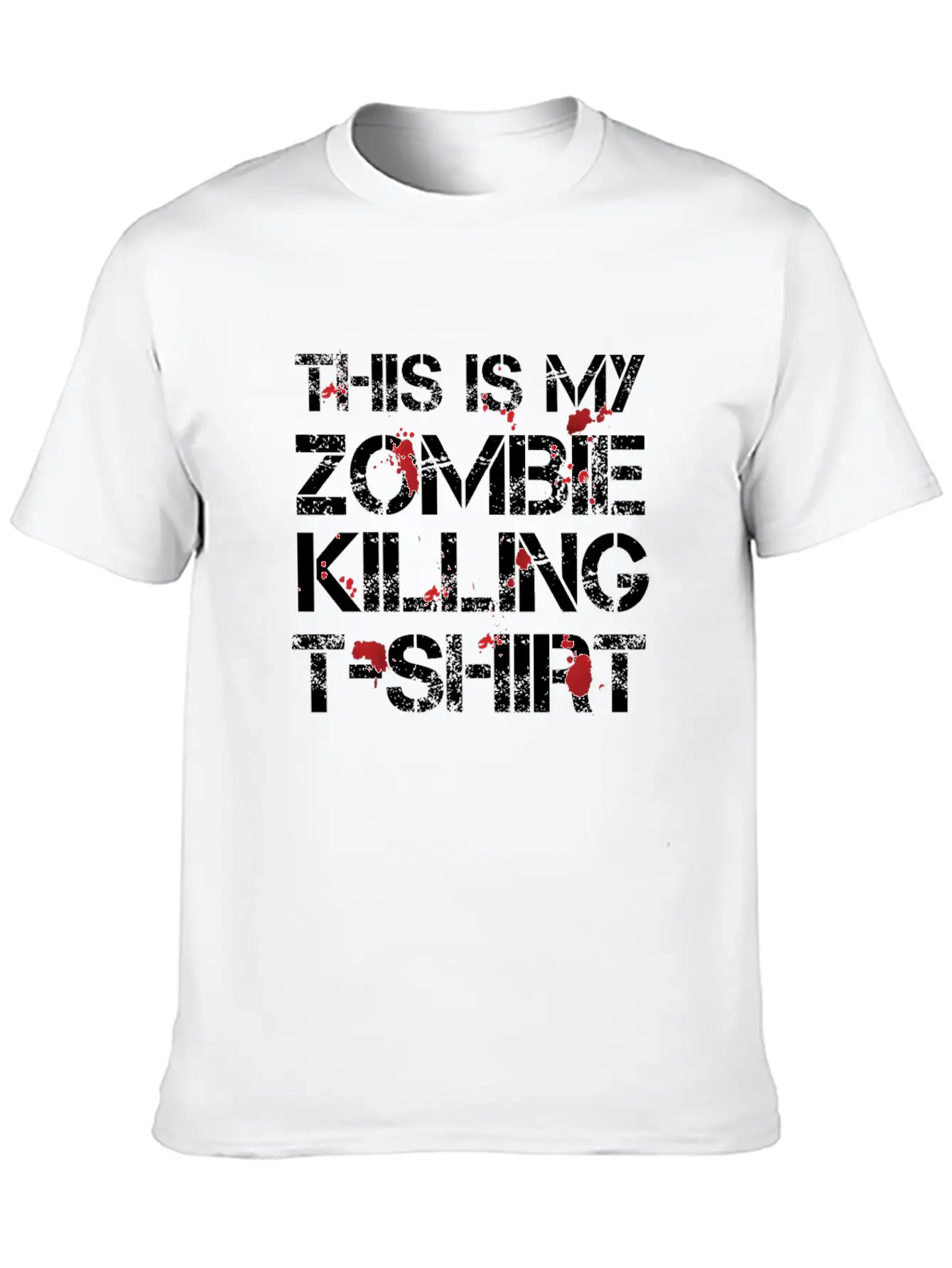 This Is My Zombie Killing Shirt Shirt Basic Graphic T-Shirt – Daily Comfort In Soft Cotton