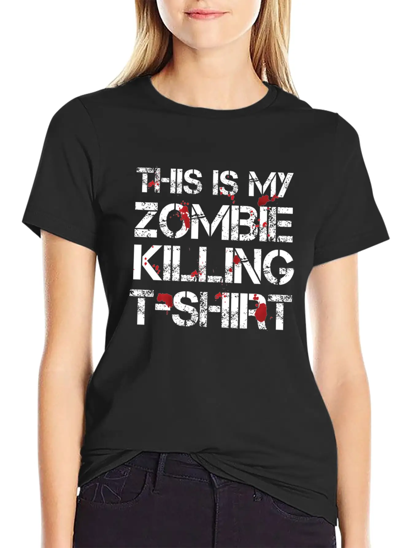 This Is My Zombie Killing Shirt Shirt Basic Graphic T-Shirt – Daily Comfort In Soft Cotton