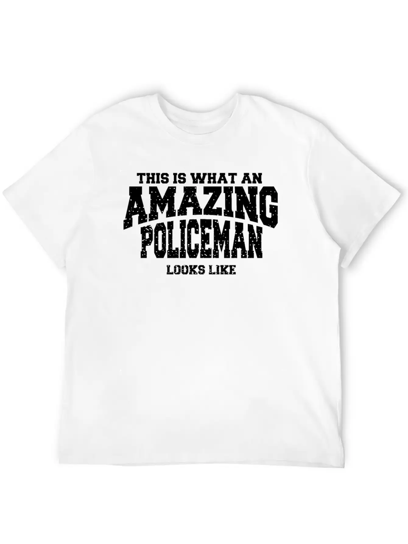 This Is What An Amazing Policeman Looks Like Lightweight Cotton T-Shirt – Daily Comfort Graphic Shirt