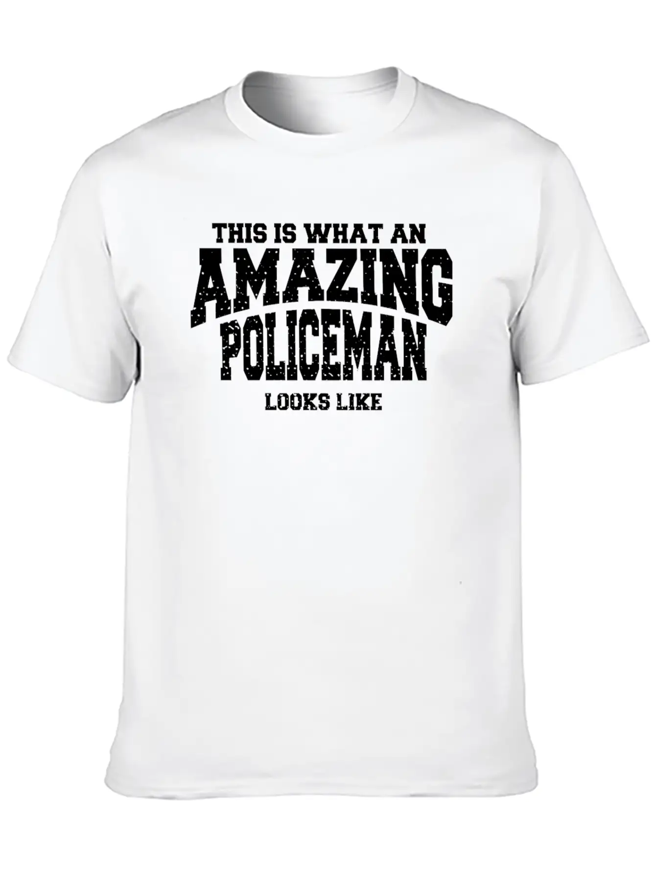 This Is What An Amazing Policeman Looks Like Lightweight Cotton T-Shirt – Daily Comfort Graphic Shirt