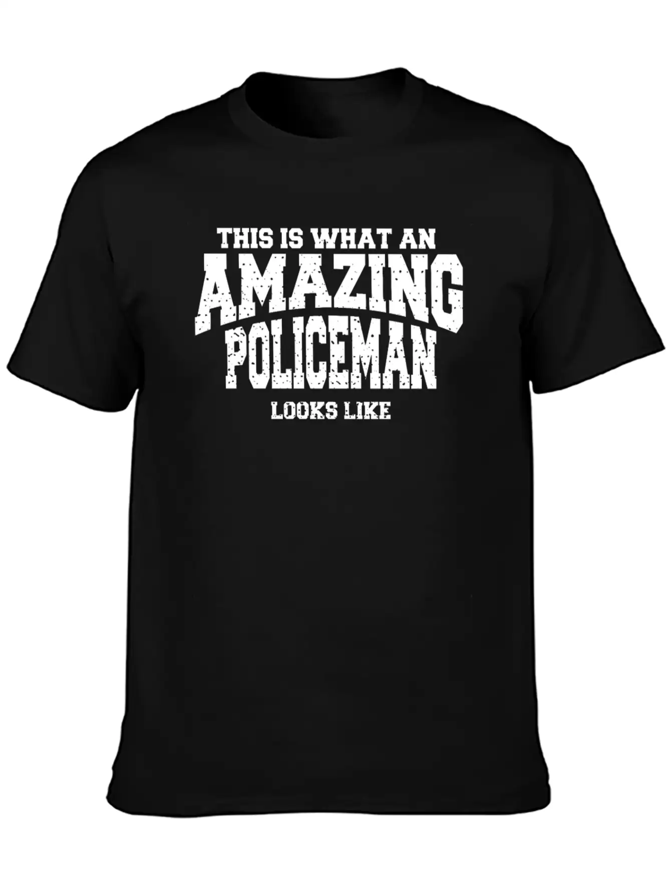 This Is What An Amazing Policeman Looks Like Lightweight Cotton T-Shirt – Daily Comfort Graphic Shirt